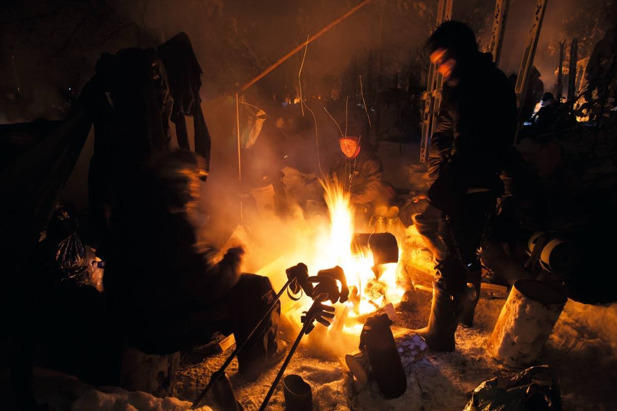 Eräperinteen mukainen umpihankihiihto on kaikkien hiihtolajien alkupiste. Kuva: Sauli Herva.