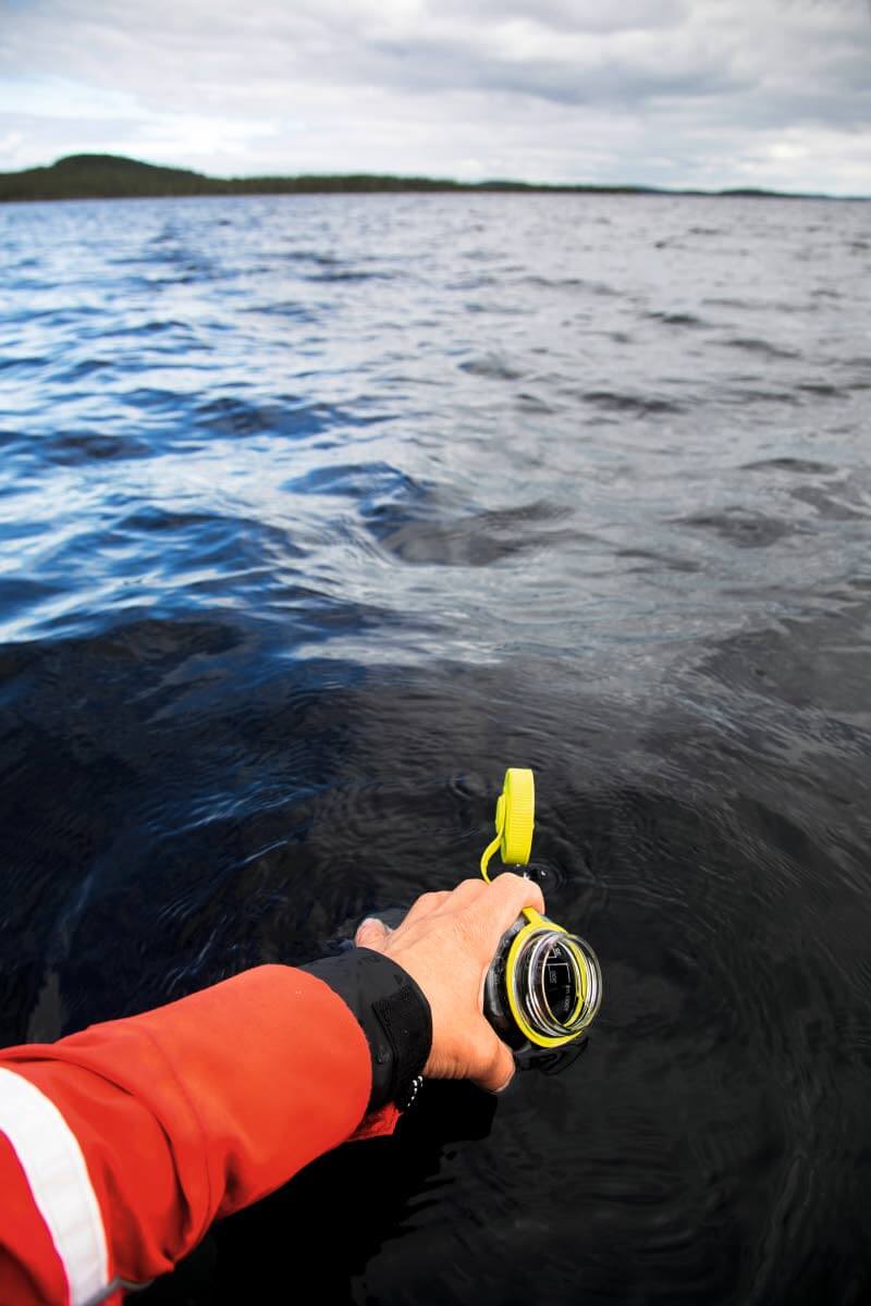 Inarijärven vesi on juomakelpoista. Kuva: Markus Sirkka.