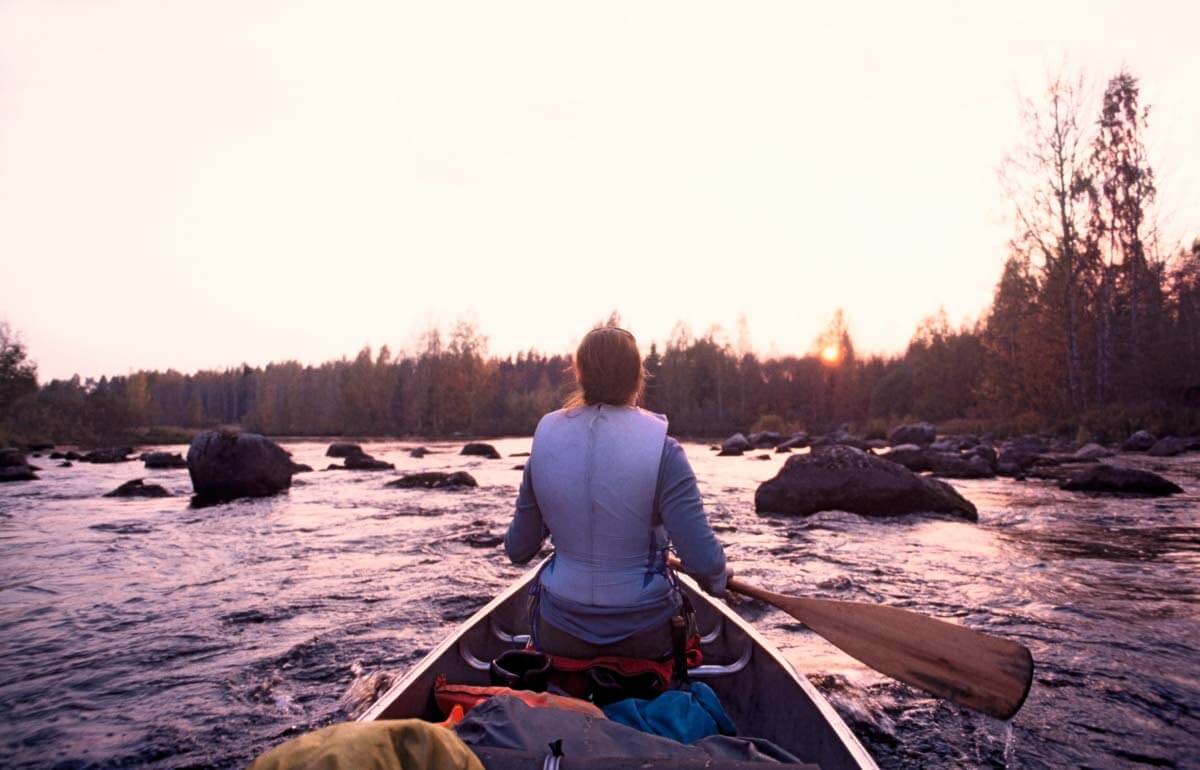 Survosenkoski Jämsässä on myös oiva kalastuspaikka