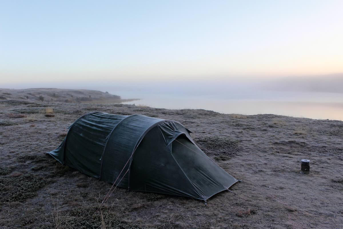 Aamukuuraa Maaterlompololla. Kuva: Jouni Laaksonen.