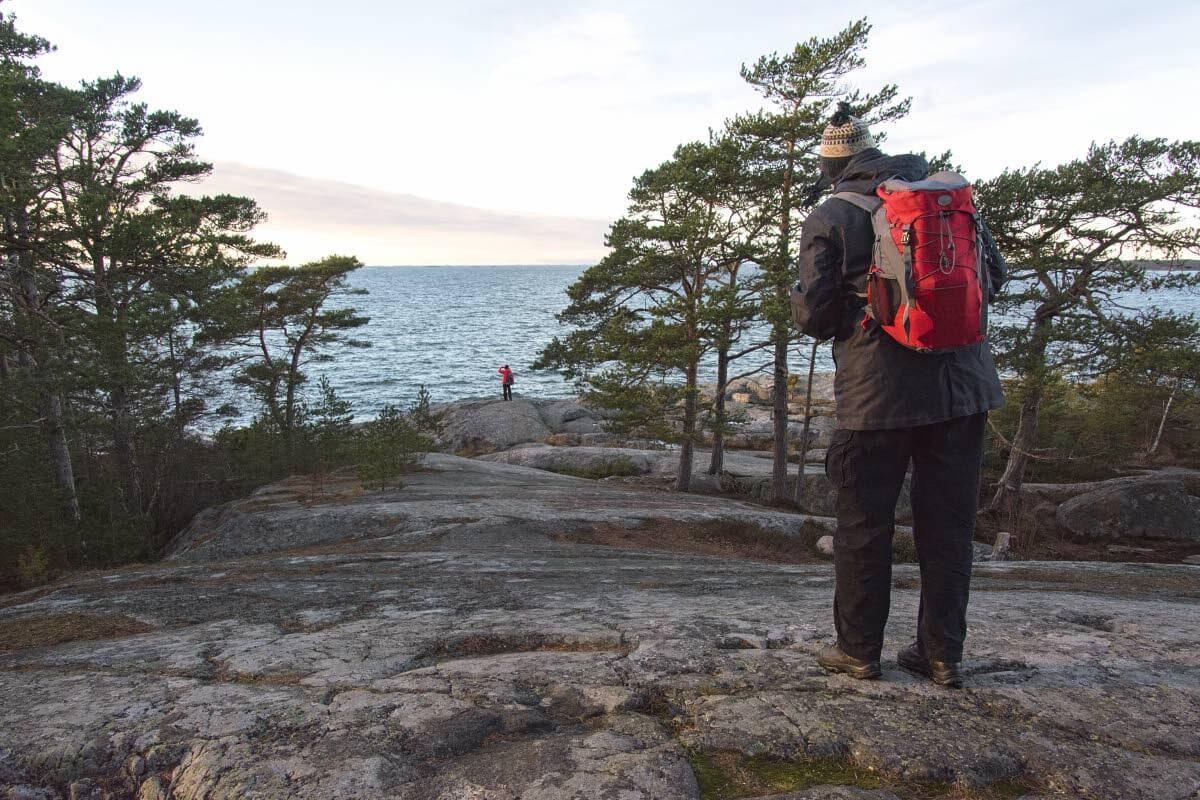 Komeat kalliot ja merimaisemat ovat parasta Porkkalanniemeä. Kuva: Raija Hentman.