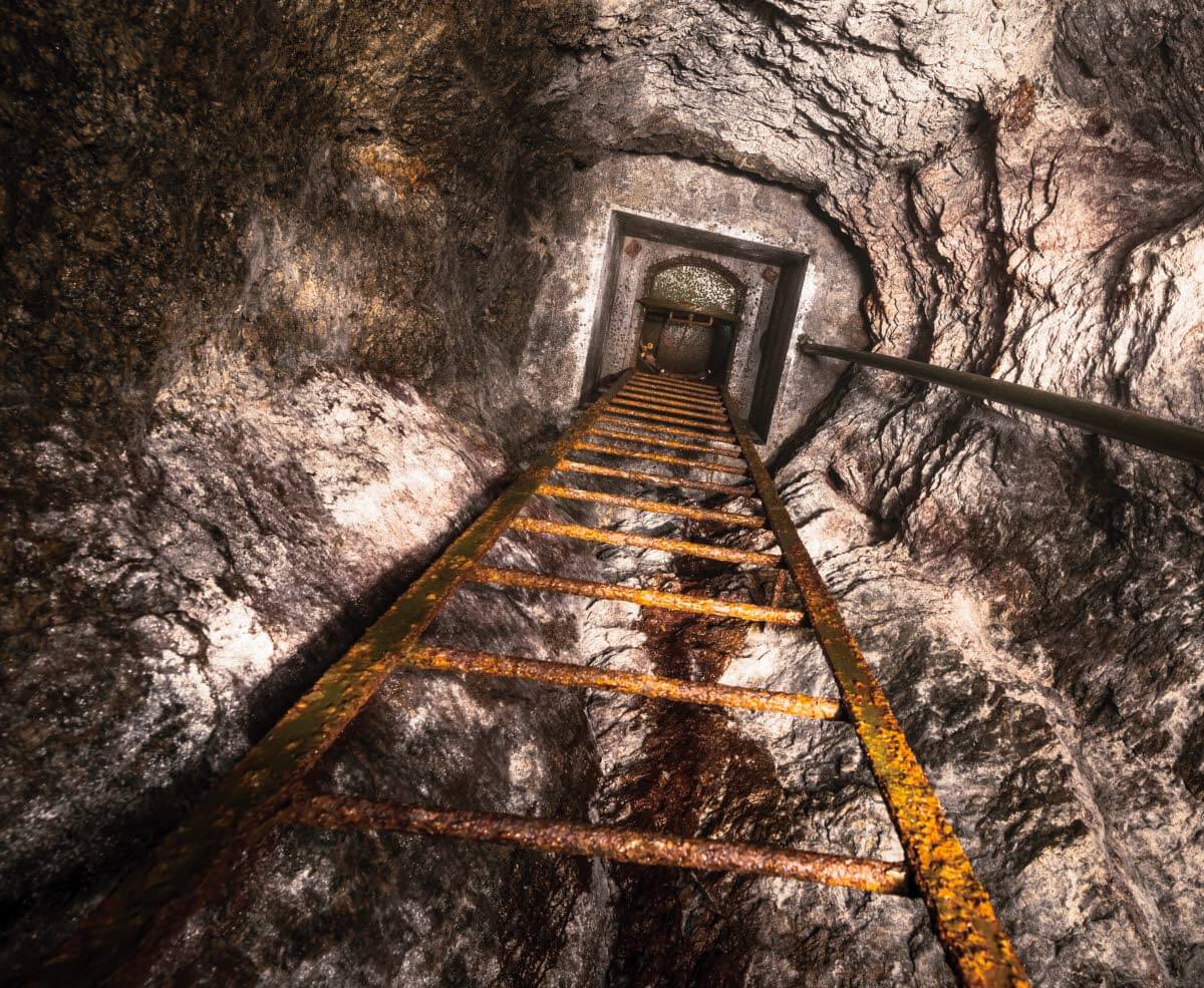 Salpallinjan pallokorsu nro 611 Miehikkälän Salpalinjamuseon alueella