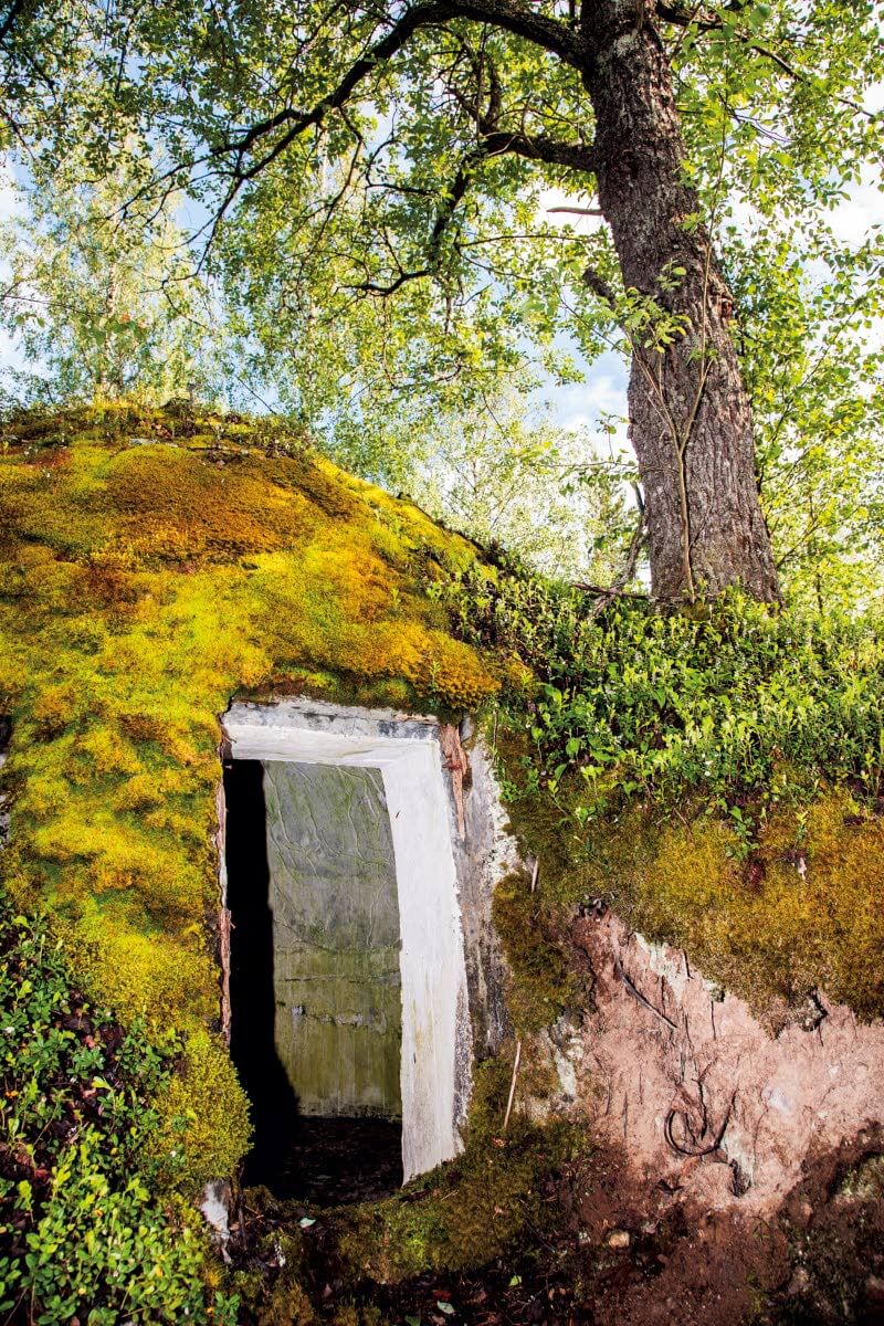 Salpalinjan panssariestekivilinjaa Miehikkälässä