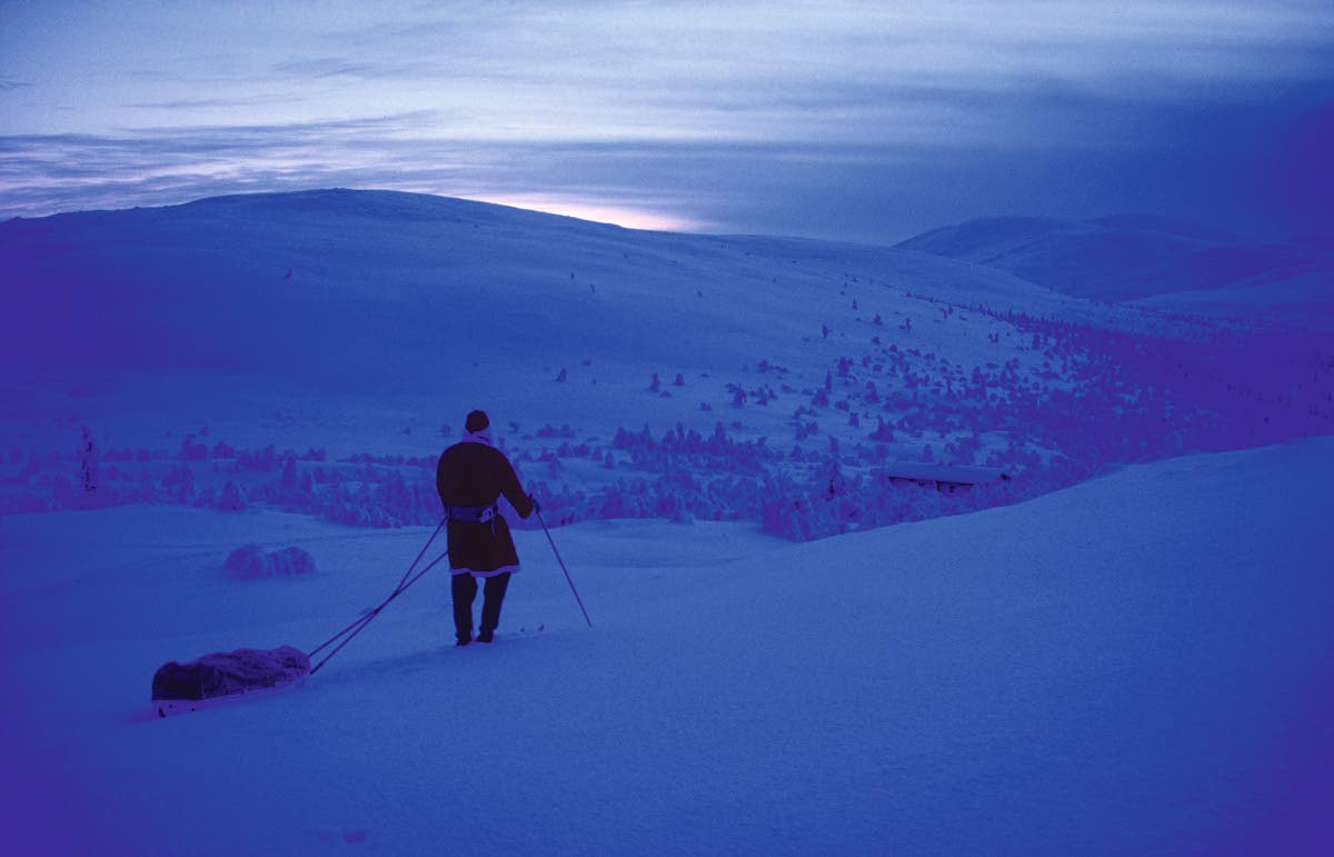 Pallas-Ylläs ja kaamoksen kajo. Kuva: Markus Sirkka.