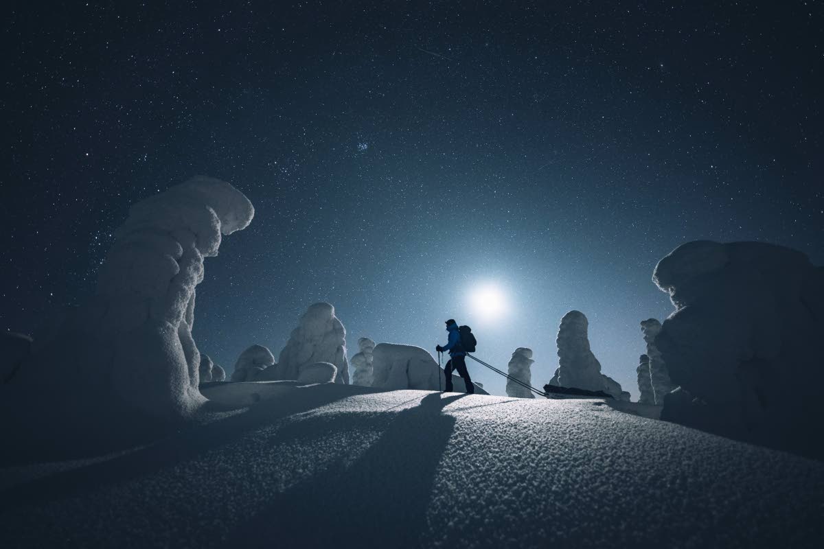 Yöretki talvella. Voiko olla mitään parempaa?