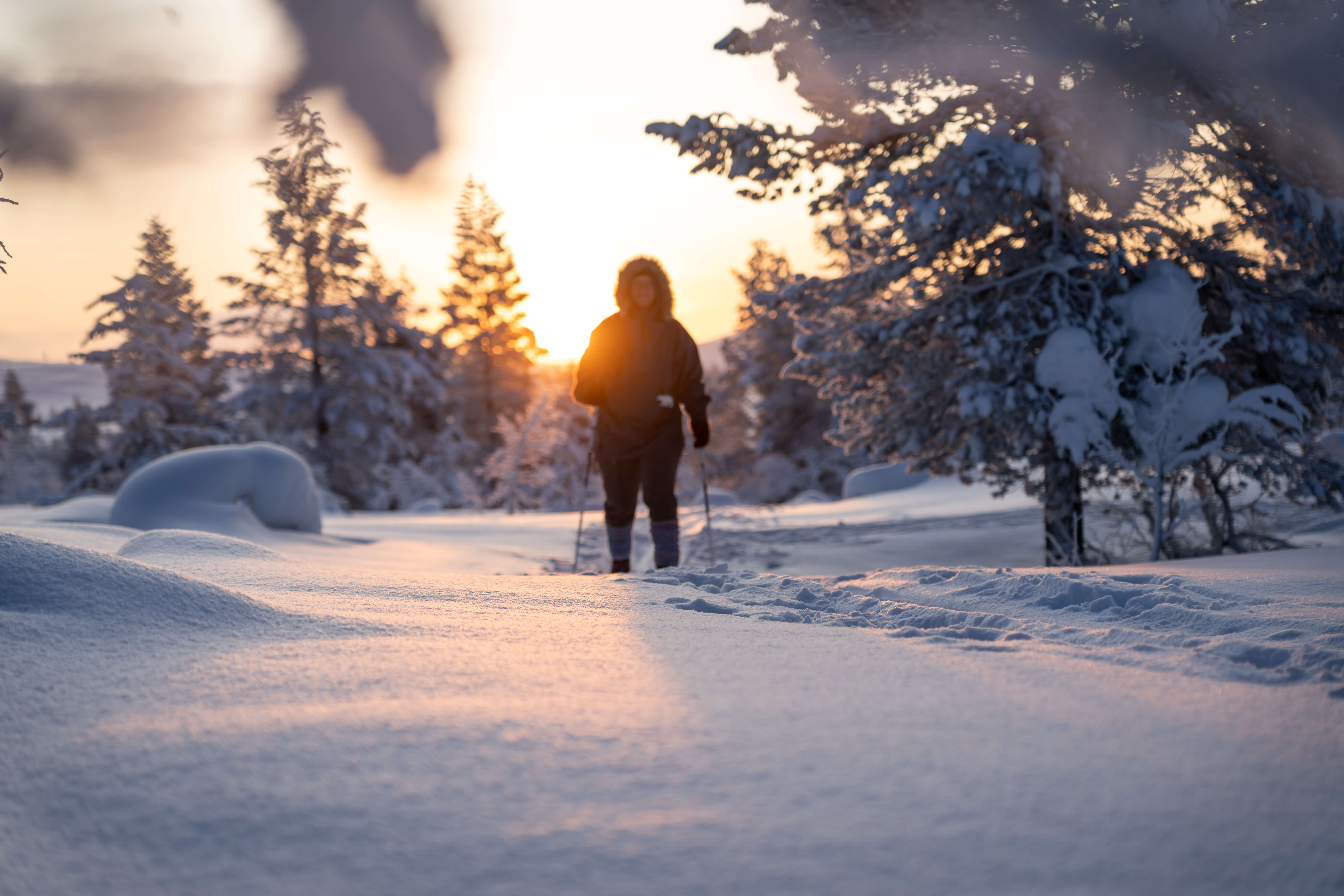 Ylhäällä tunturissa olosuhteet vaihtelevat nopeasti. Varaudu siis yllätyksiin. Kuva: Tomi Savolainen.