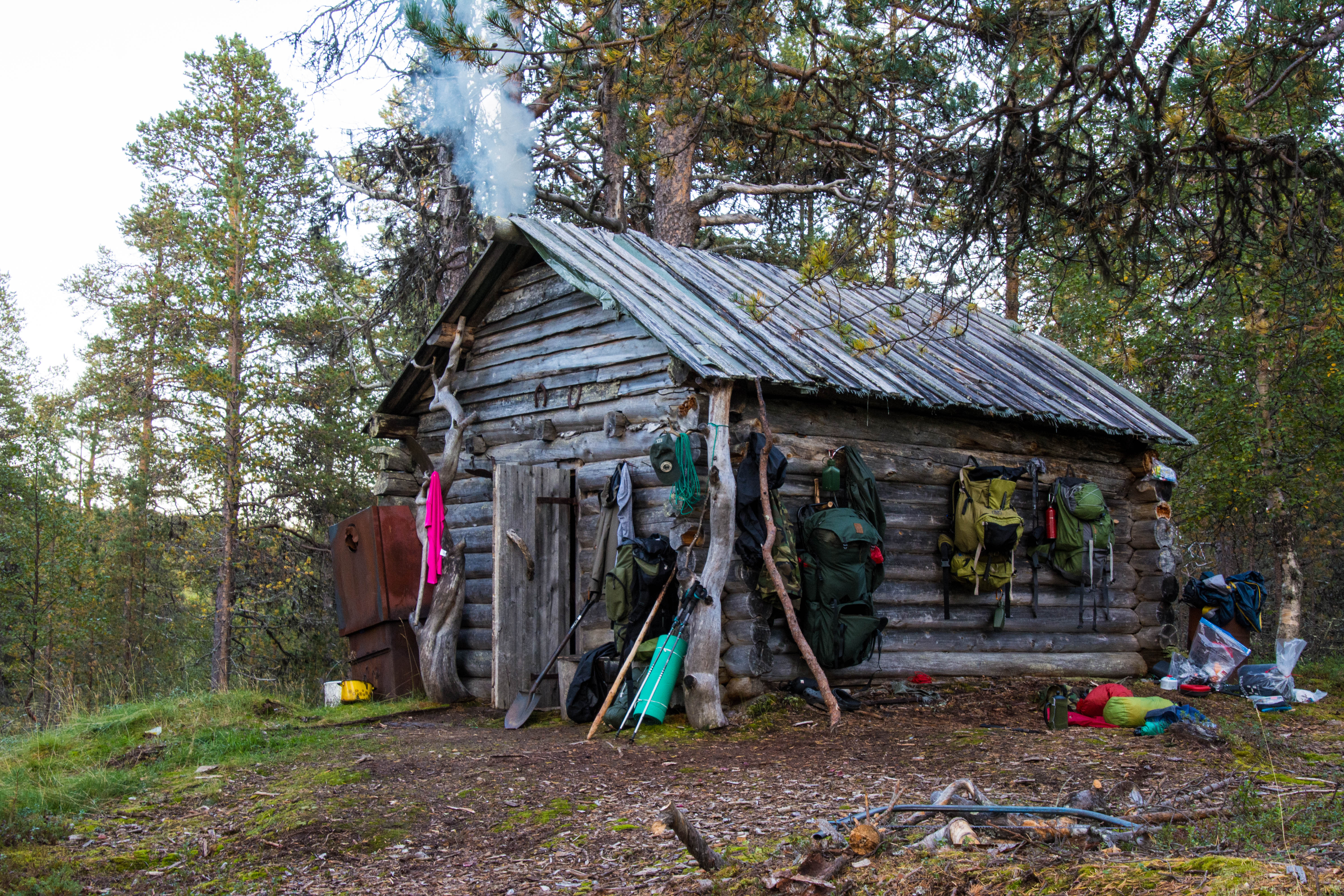 Hammastunturin autiotupa. Kuva: Raija Hentman.