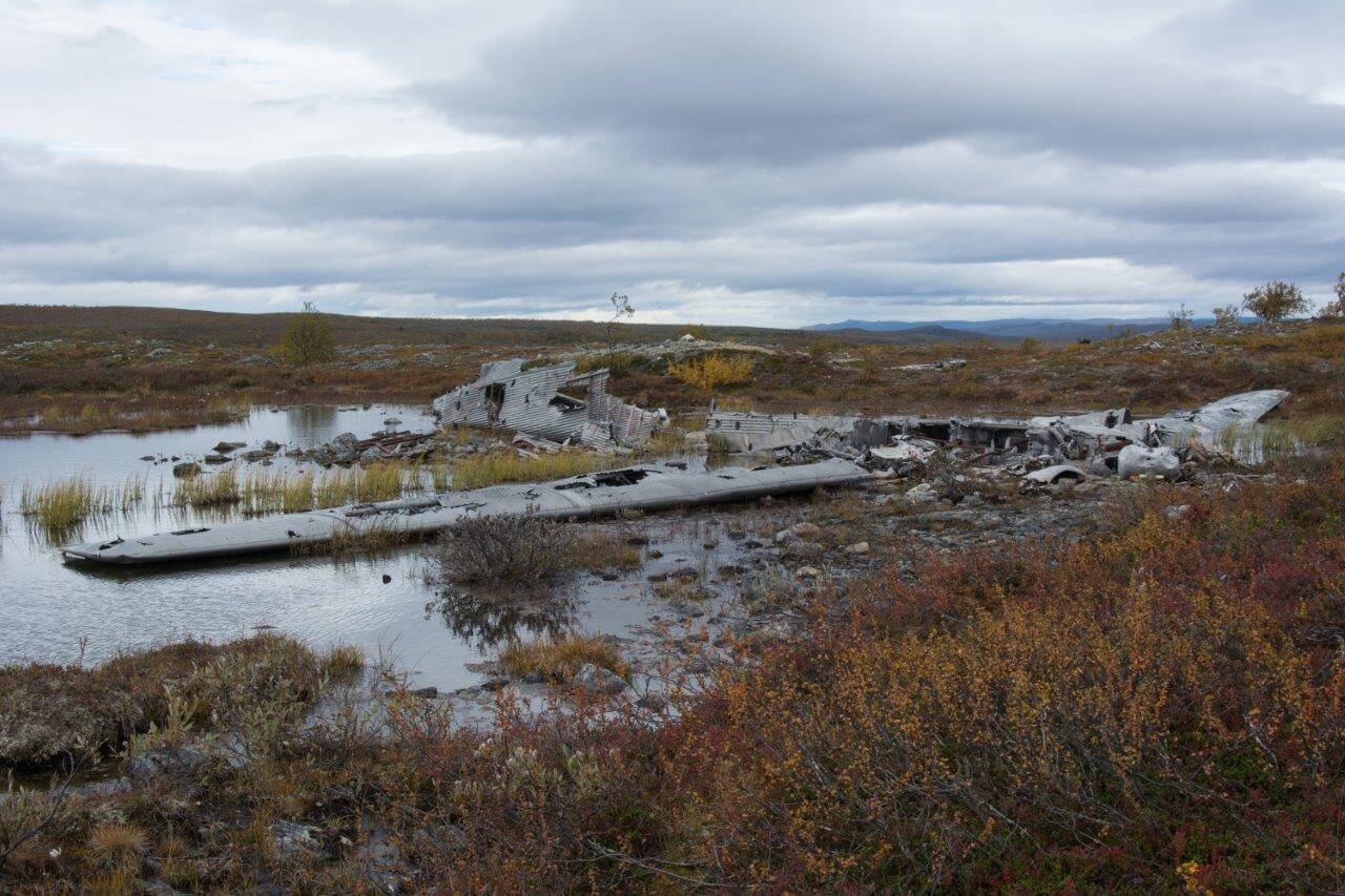 Junkersin jäänteet ovat maanneet lampareessa kohta 80 vuotta.
