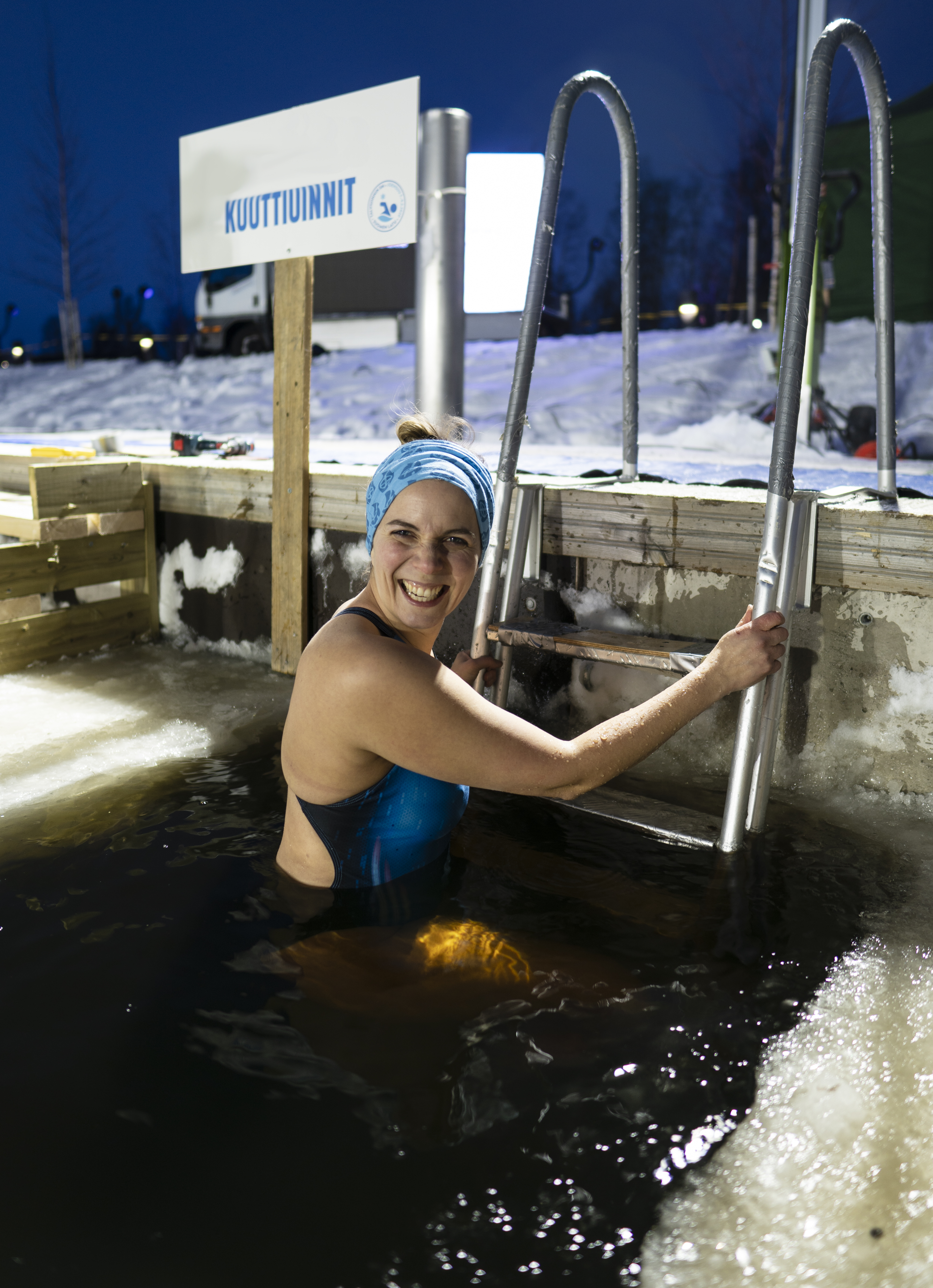 Tänä vuonna ei päästä SM-kisoissa edes pulahtamaan. Kuva: Hanna Okkonen.