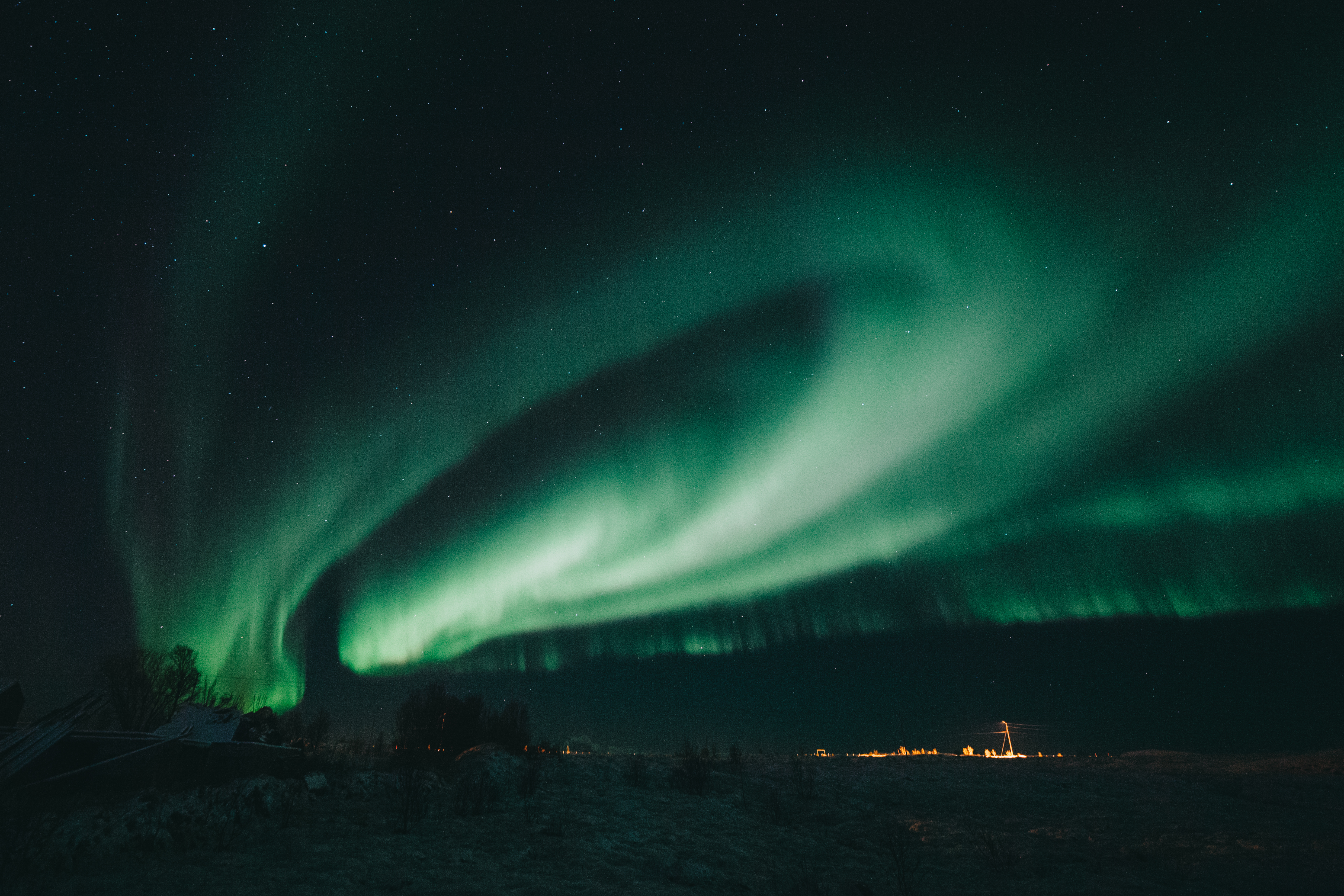 Taivas oli auki, ja revontulet saapuivat