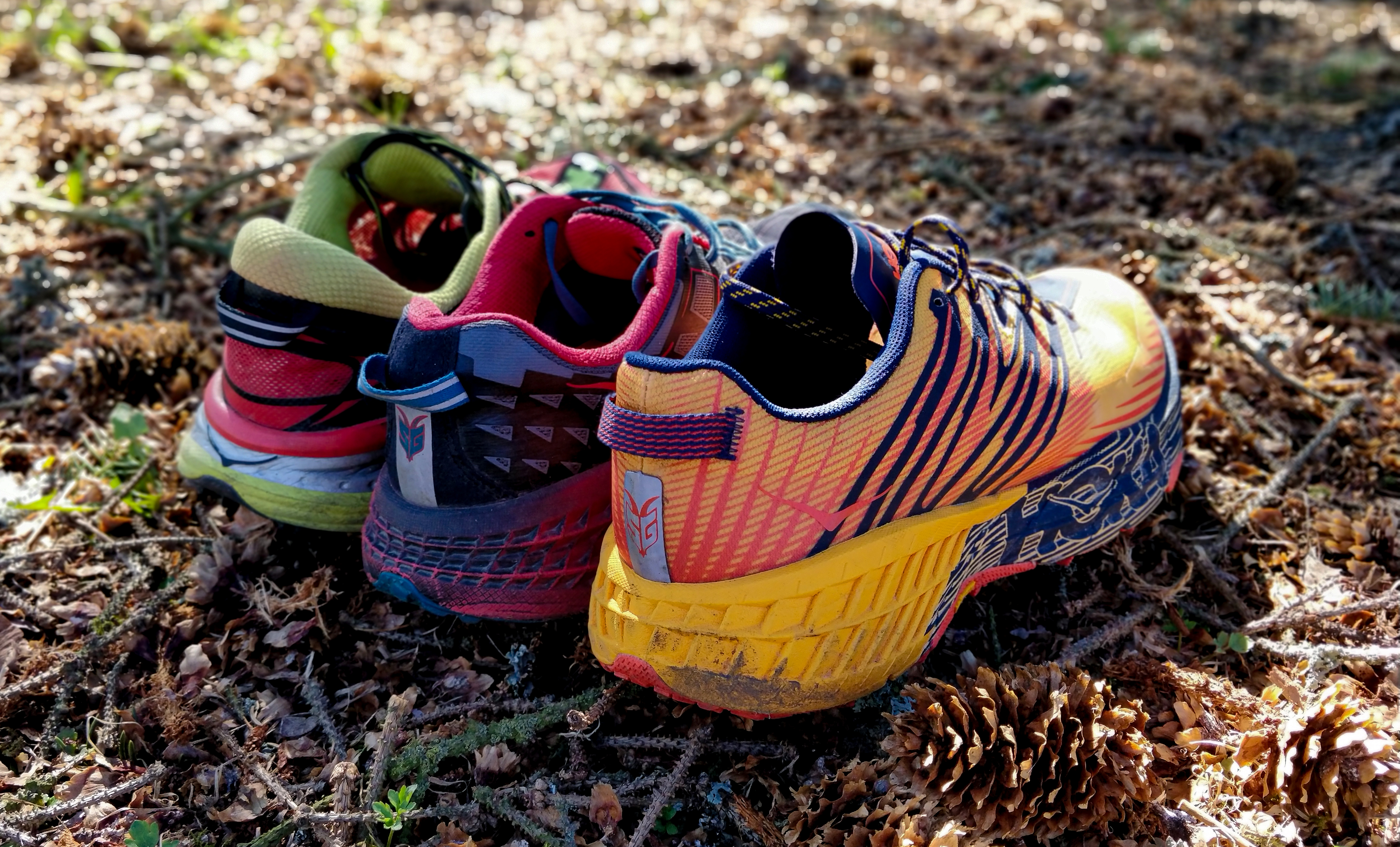 Sama kolmikko vielä takaapäin kuvattuina. Kuva: Panu Könönen.