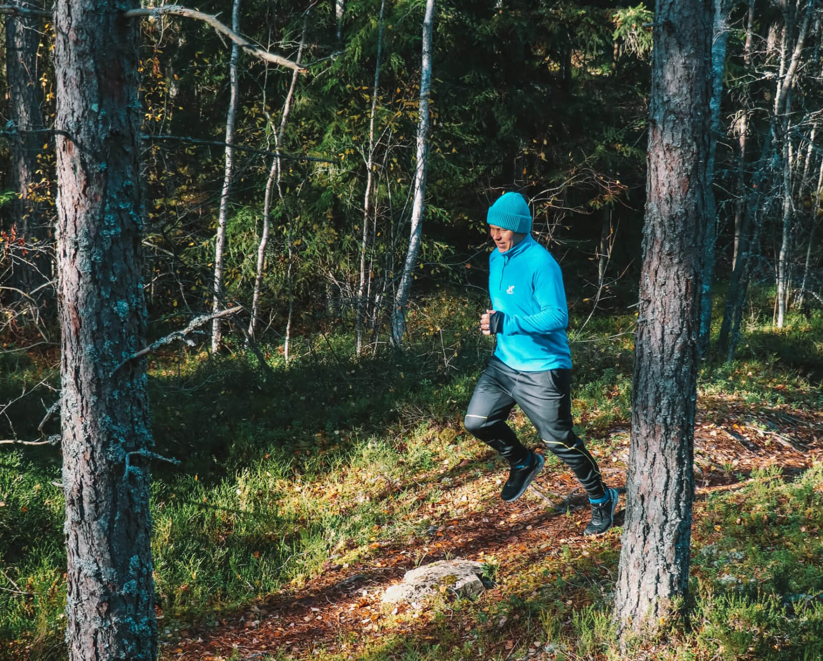 Ensimmäisen flow-hetken Tuukka Pursiainen koki harjoitellessaan Vaarojen maratonille. Kuvat: Monna Pursiainen.