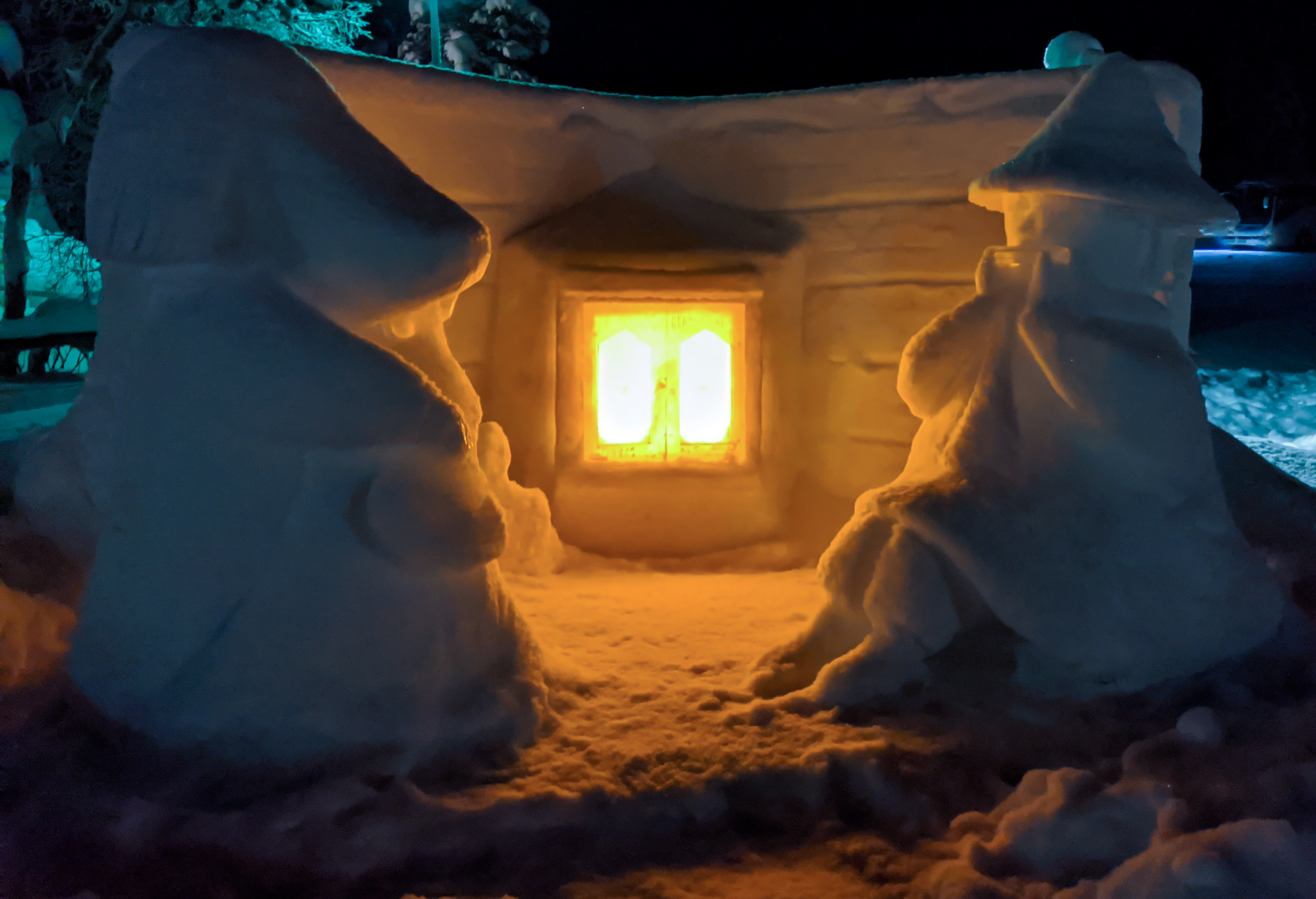 Myös Nuuska Muikkunen nauttii Kiilopäällä lomailusta. Kuva: Sampsa Sulonen.