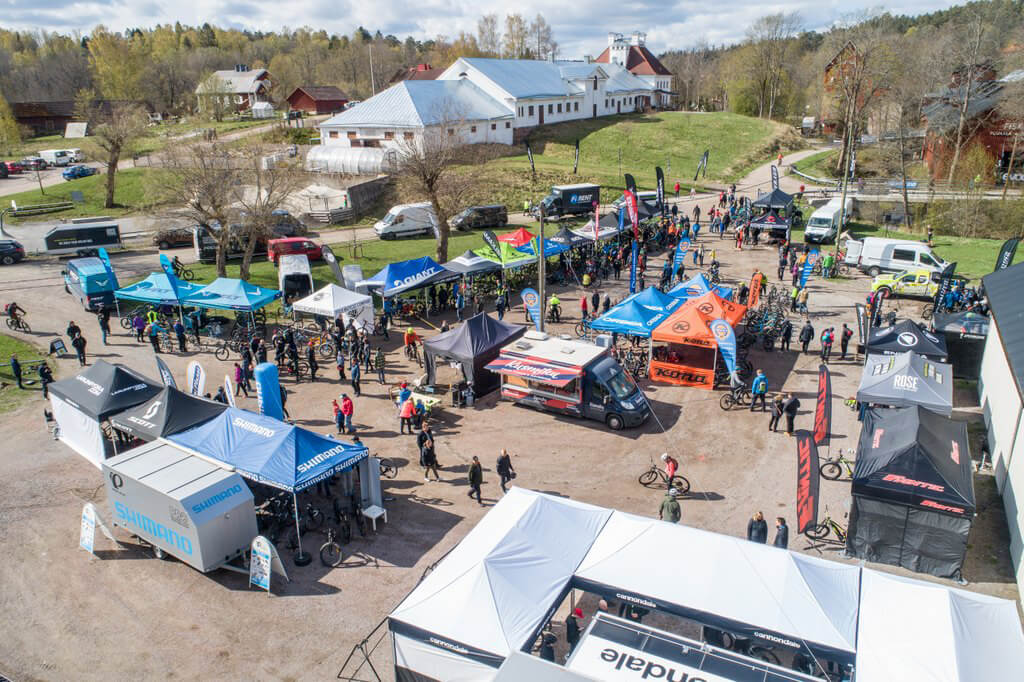 Fiskars Village Bike Expo on vakiinnuttanut paikkansa maastopyöräilijöiden messutapahtumana. Kuva: Kari Nyyssönen.
