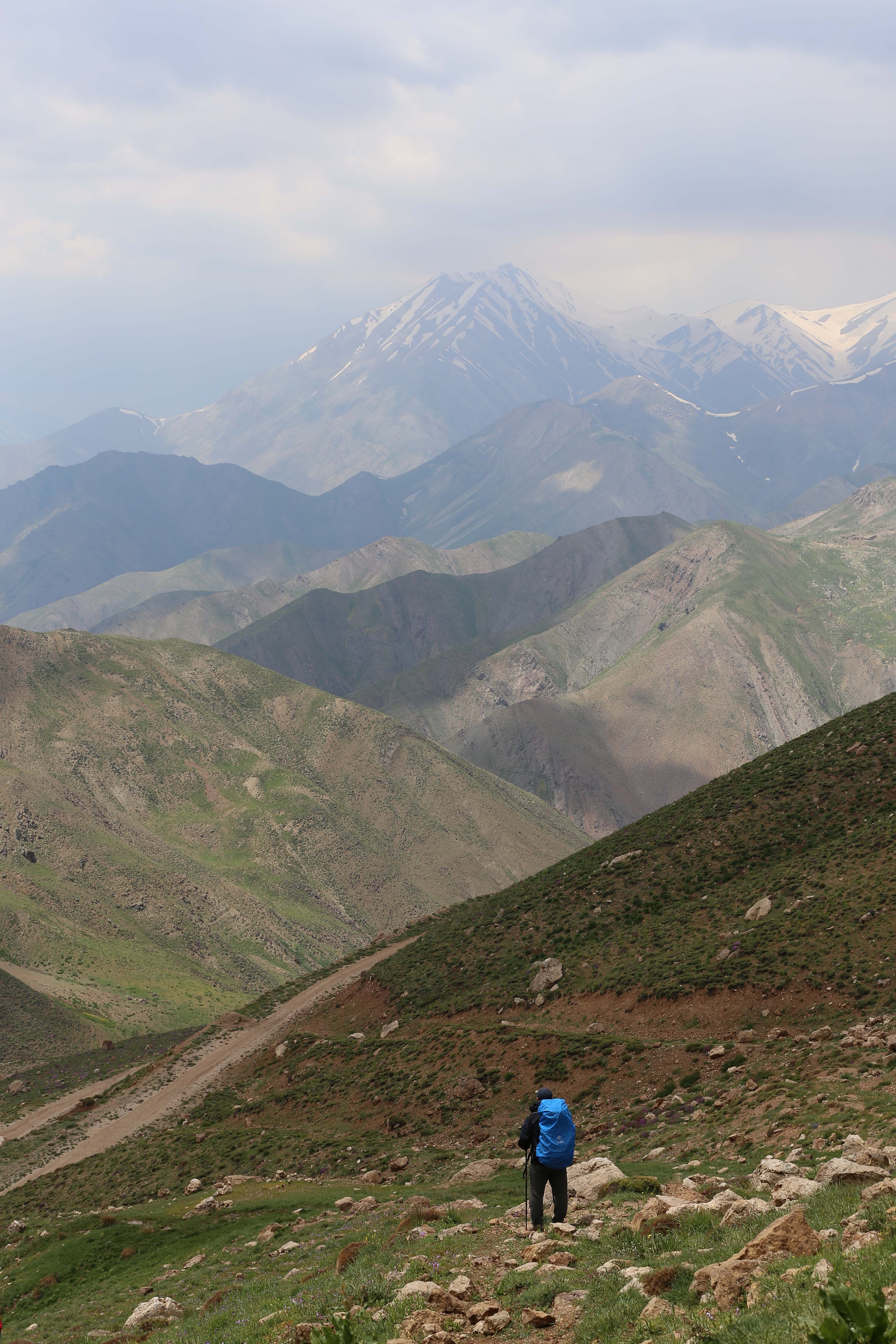 Maisemat eivät juuri pettäneet vaelluksen aikana.