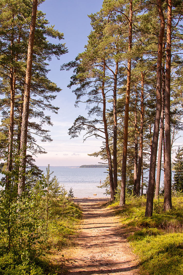 [03] Sandviken on rauhallinen rantakohde. Kuva: Tapani Leppänen.