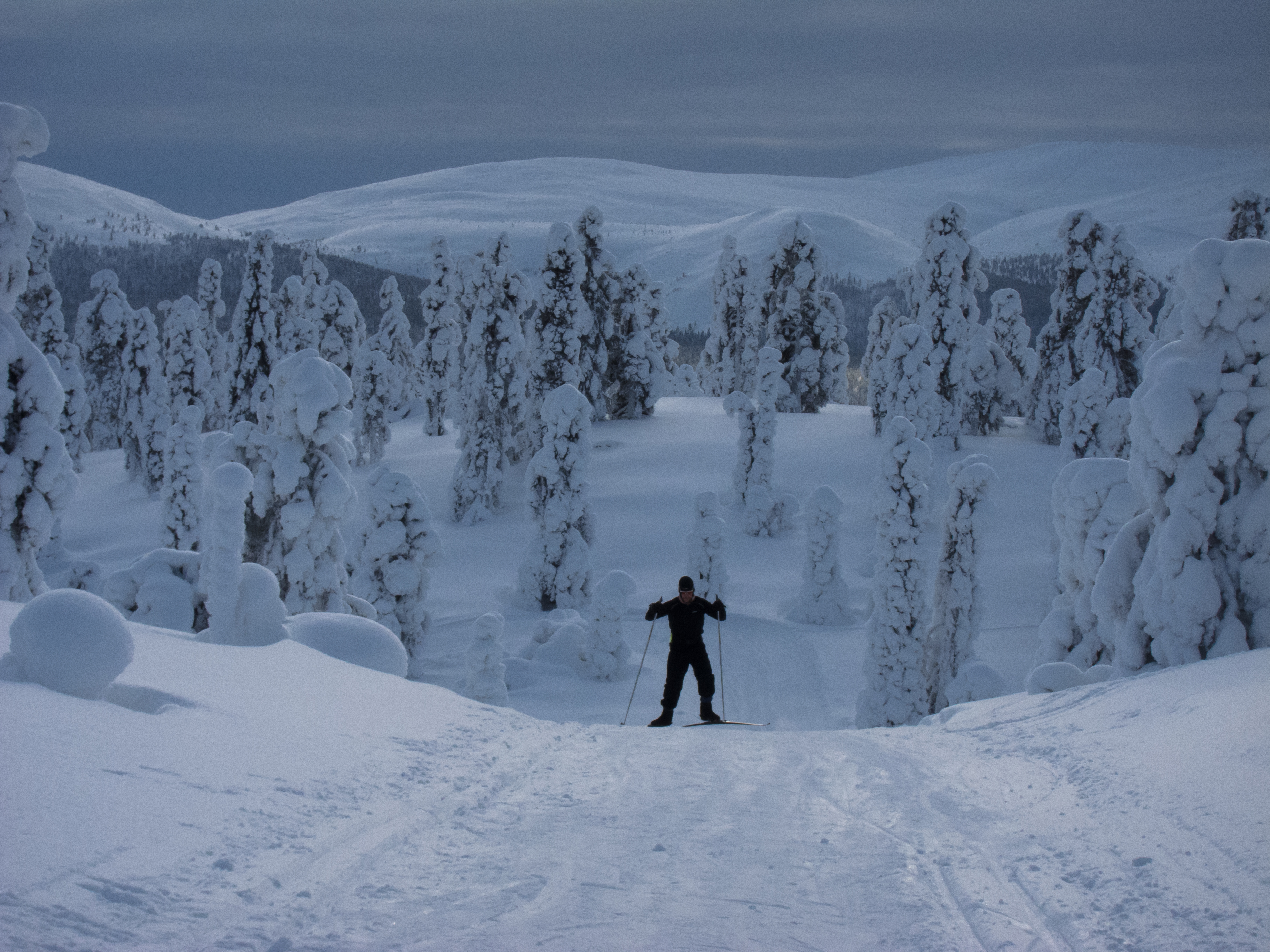Kukastunturin kierrokselle tulee mittaa noin 16 kilometriä. Kuva: Tapani Leppänen.