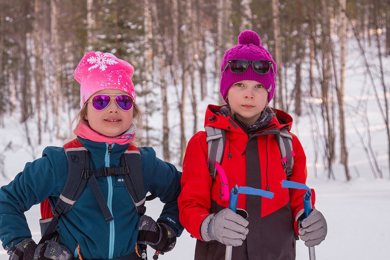 Pyhän ladut ovat enimmäkseen helppoja ja soveltuvat hyvin koko perheelle. Kuva: Tapani Leppänen.