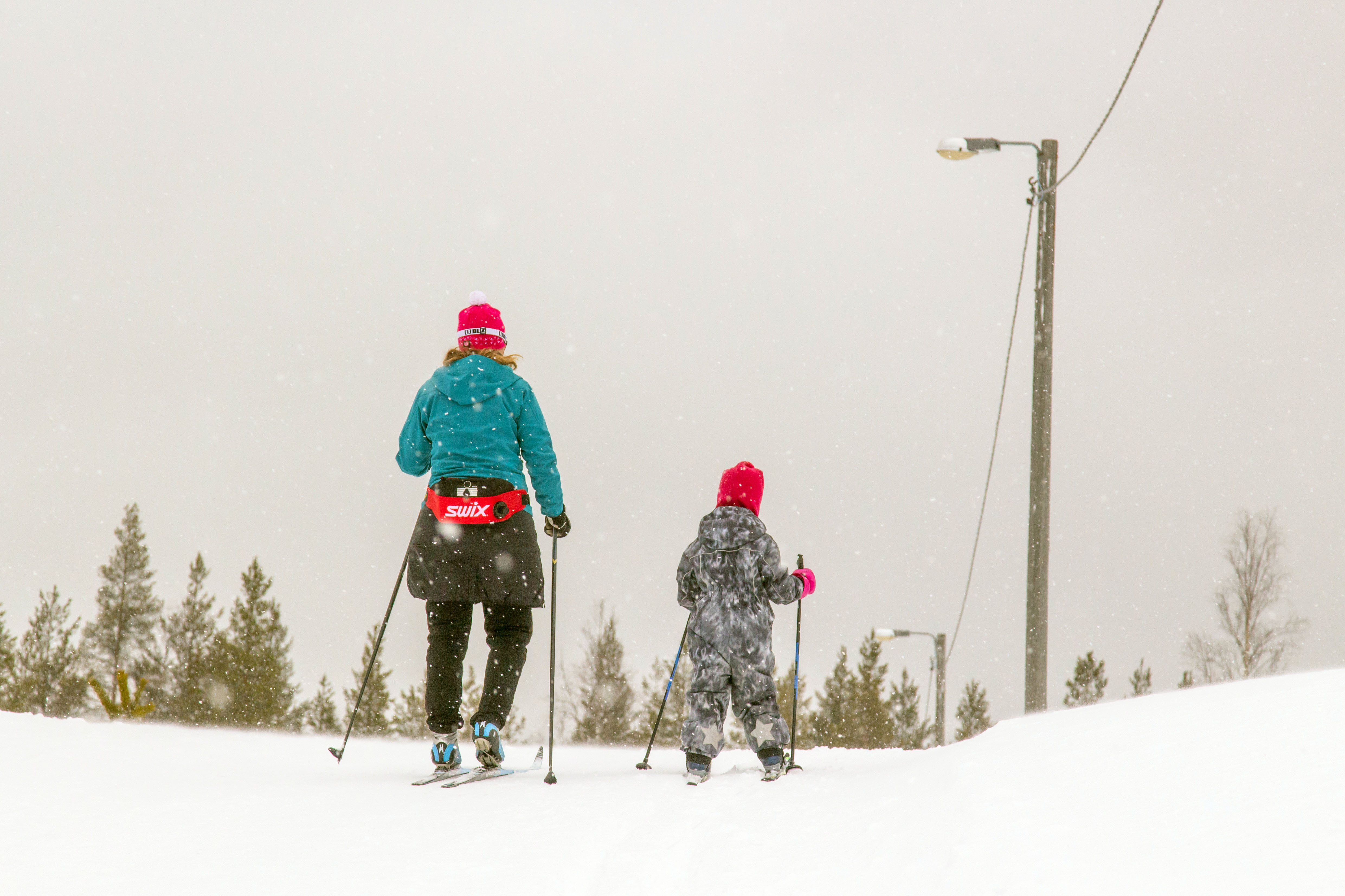 Hiihtokeskuksen lähiladut sopivat hyvin myös perheen pienimmille. Kuvat: Tapani Leppänen.