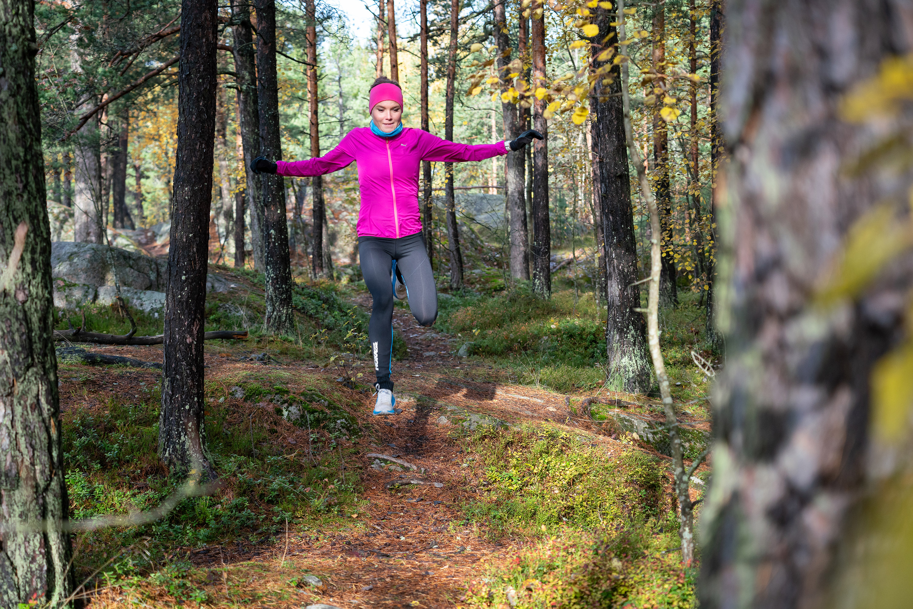 Penikkatautia voi ehkäistä alaraajojen ja keskivartalon lihaksiston vahvistamisella, venyttelyllä ja hieronnalla. Kuva: Sampsa Sulonen.