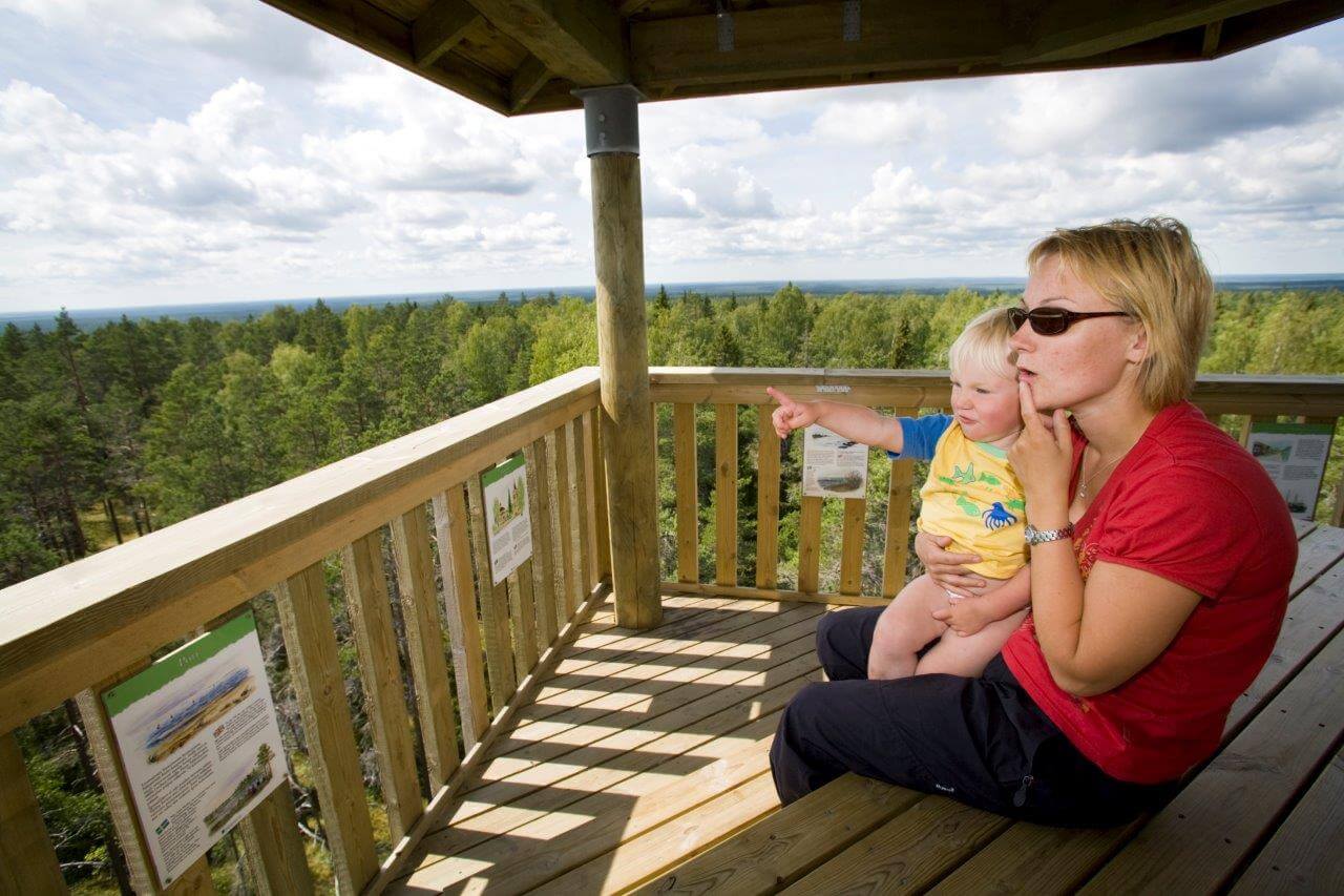 Lauhanvuoren näkötorni, Lauhanvuoren kansallispuisto.