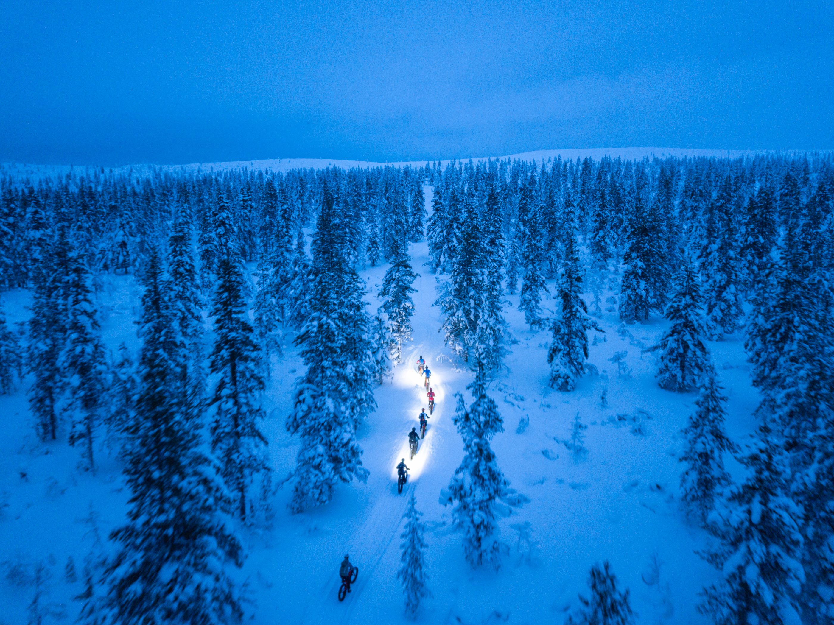 Kiilopään talvipolut johdattavat Urho Kekkosen kansallispuiston maisemiin. Kuvat: Kuutti Heikkilä.