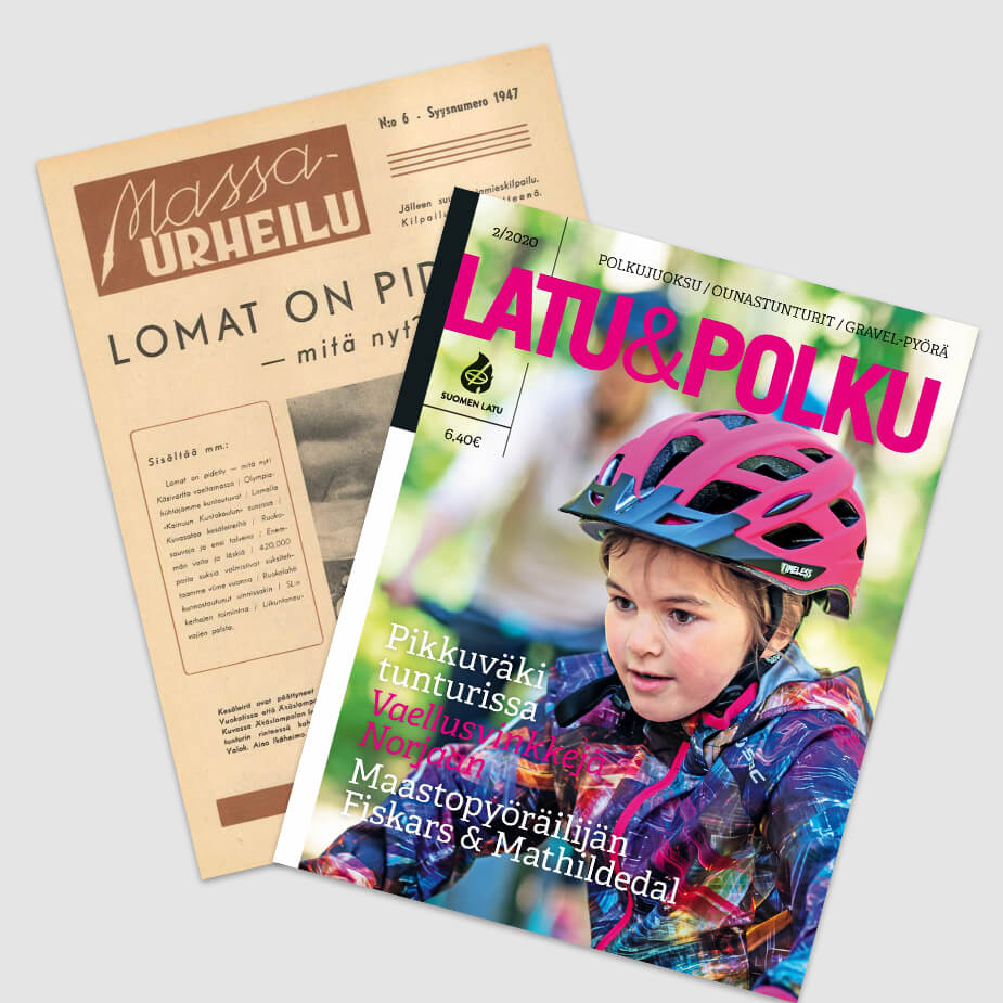 Latu&Polku-lehden näköisarkistosta löydät uusimman lehden lisäksi myös kaikki lehdet vuodesta 1947 lähtien.