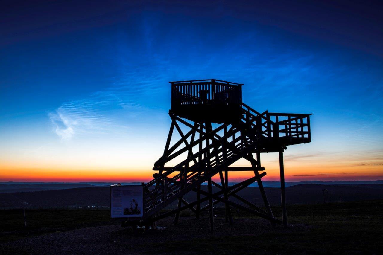 Kaunispään kolmiomittaustorni, Saariselkä. Kuvat: Markus Sirkka.