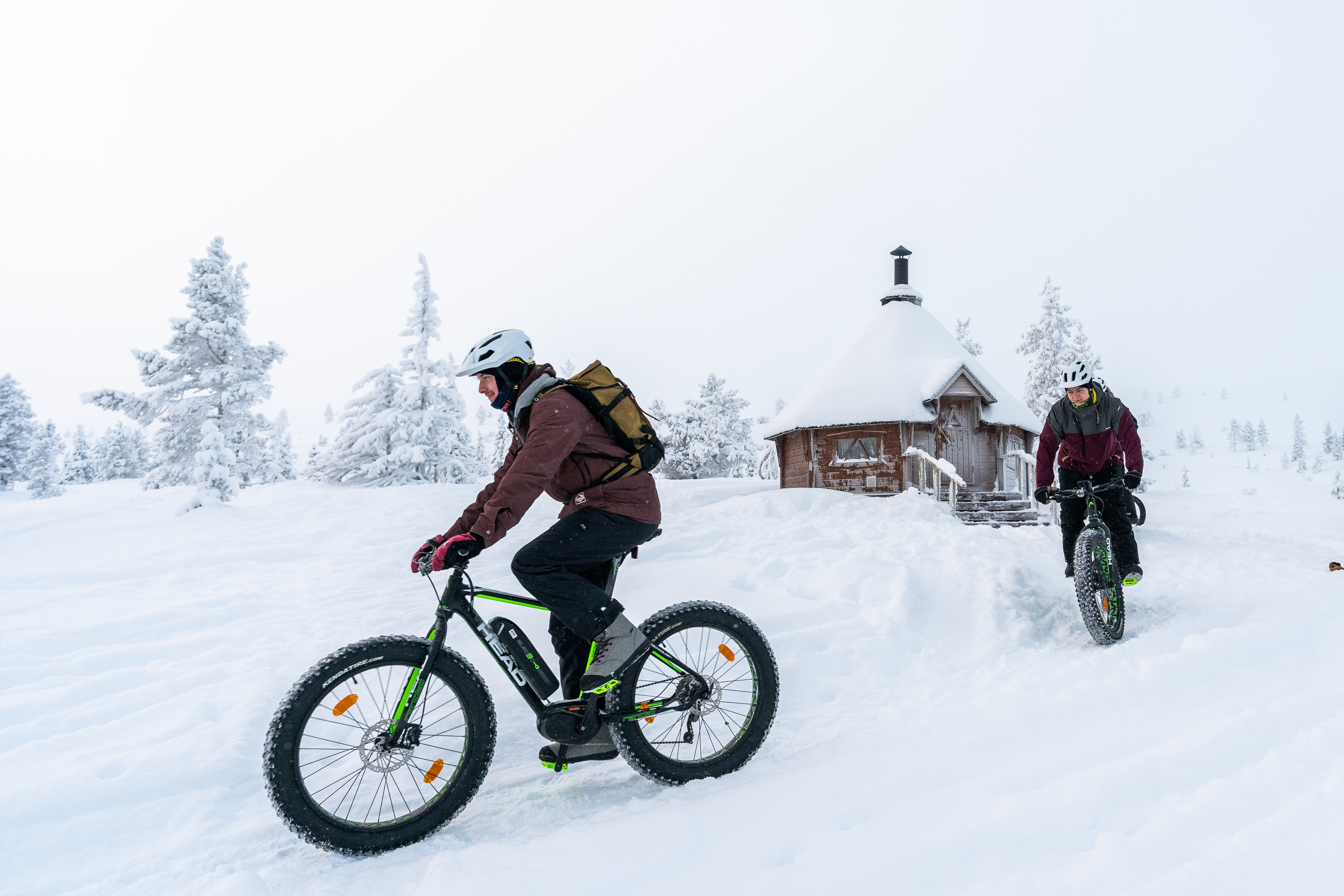 Viime vuosina Ylläksellä on panostettu erityisesti ympärivuotisen pyöräilyn kehittämiseen. Kuva: Visit Ylläs/Topi Leikas.