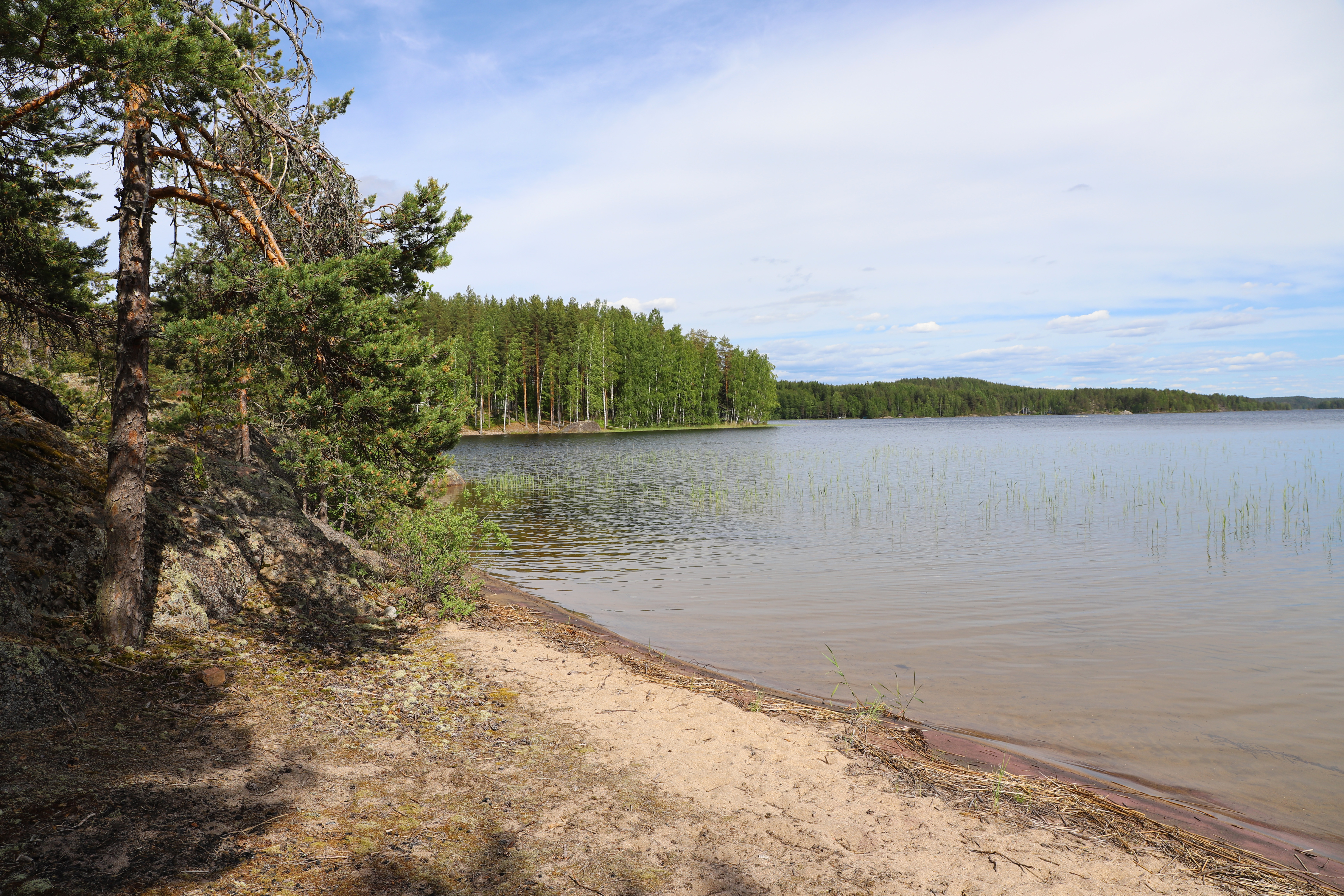 Kappale kauneinta Suomea. Norppapolulle kannattaa kesällä ottaa uikkarit mukaan. Kuva: Petri Pihko.