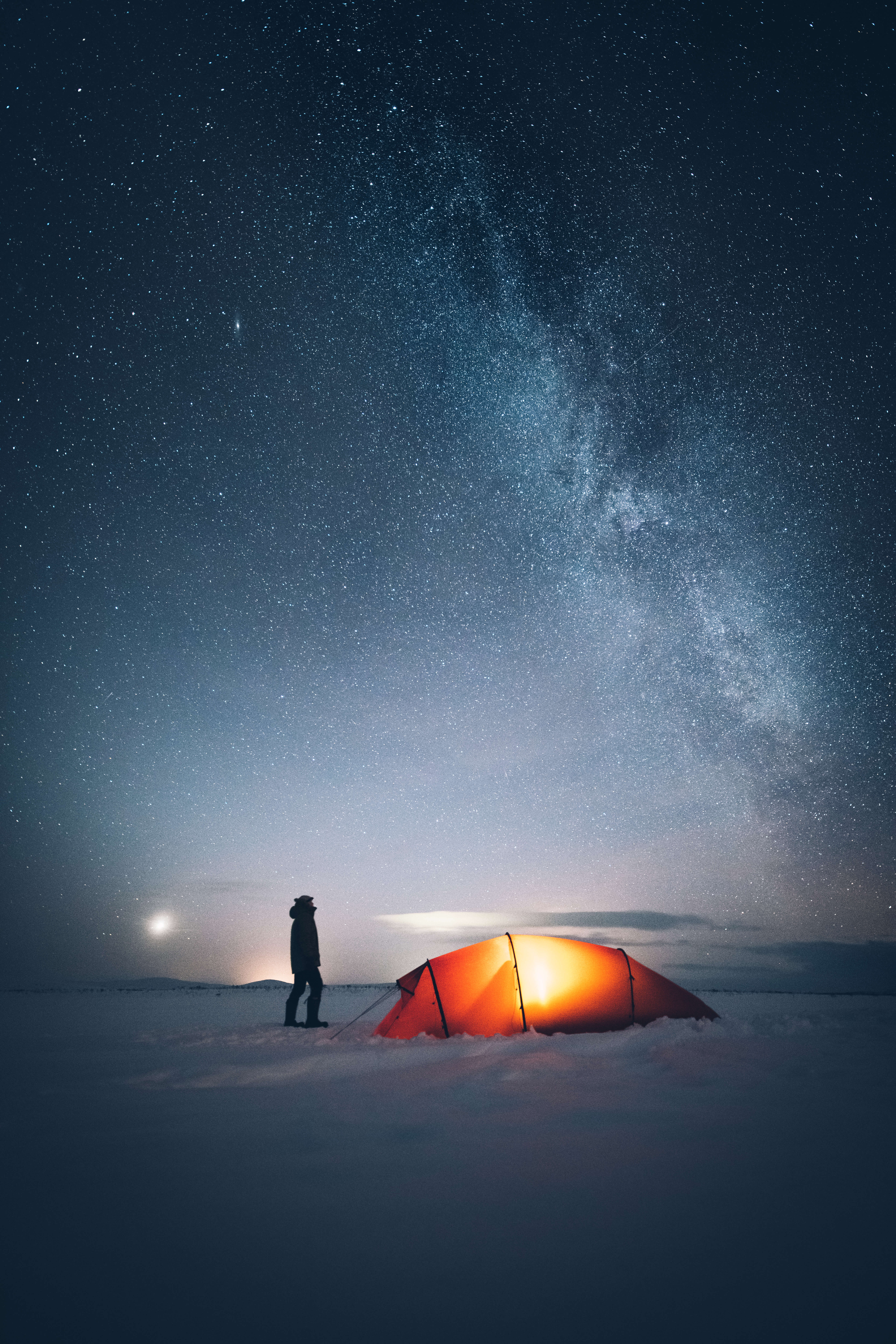 Yöretkelle ei aina tarvitse suunnata kauas. Tämä yöretki suuntautui Skaidejärven kodan läheisyyteen Nuorgamin tunturiylängöllä.