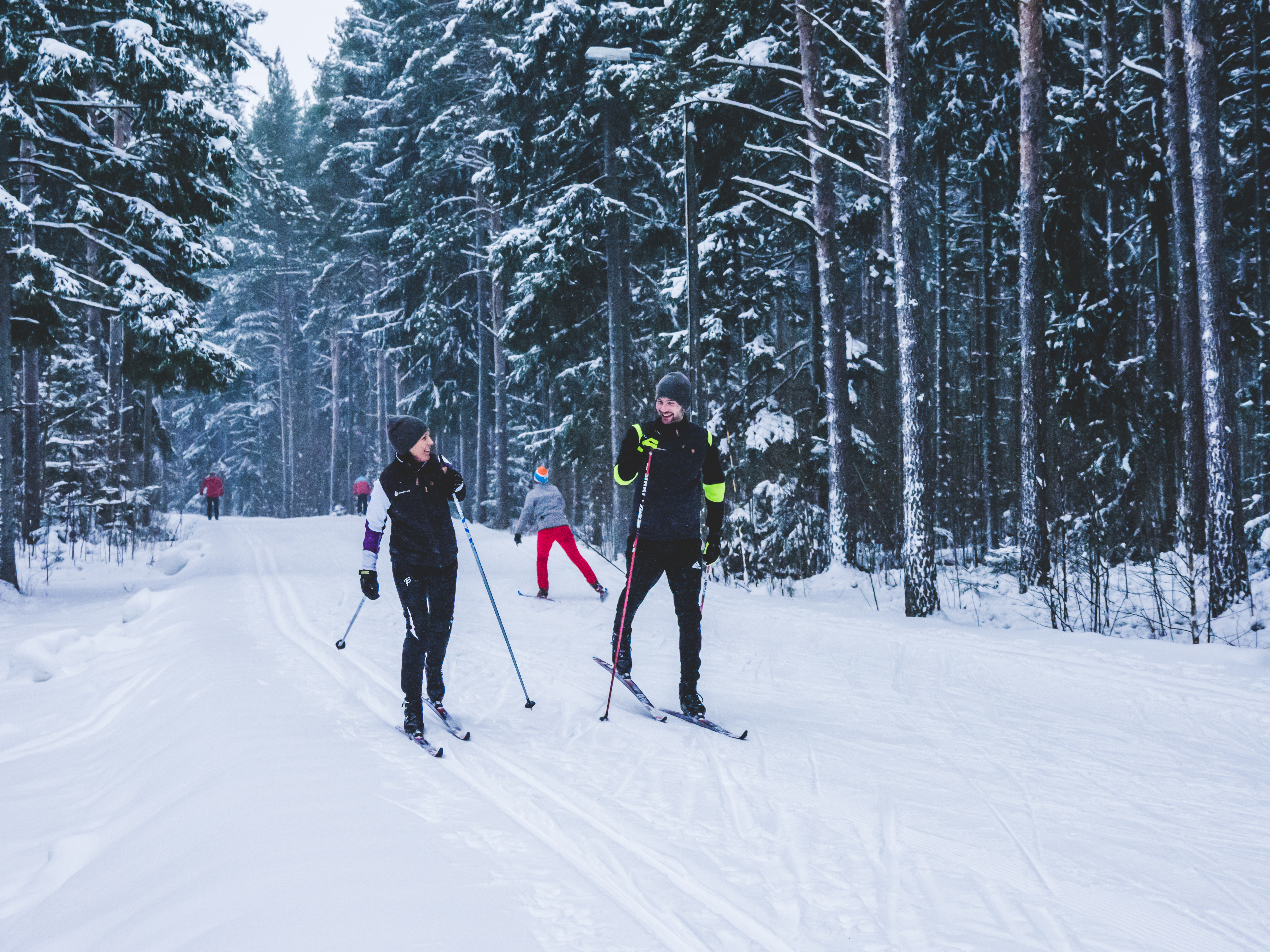 Kunhan pakkaset tulevat, niin Paloheinässä päästään viimein lumettamaan 1 km latua.