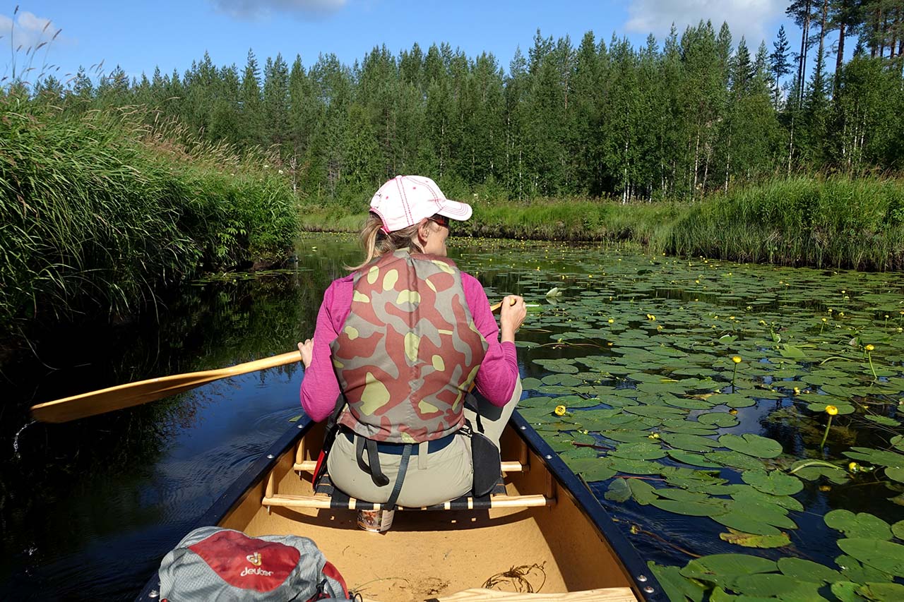 Porrasjoki osoittautui oivaksi seikkailujoeksi. Kuva: Jouni Laaksonen.