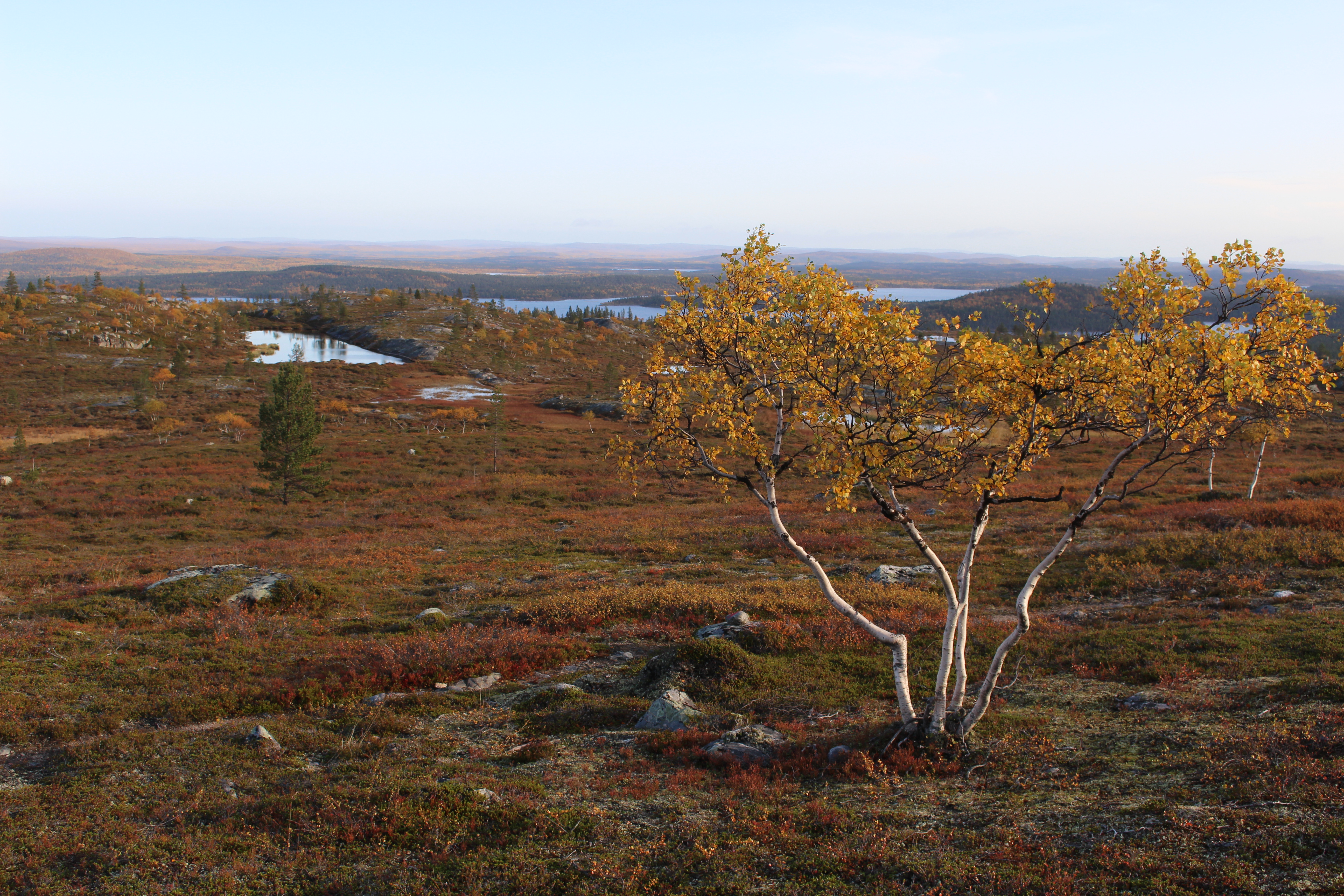 Entinen Saamen polku näkyy edelleen selvänä polkuna, ja esimerkiksi Pontso-oivi on oiva paikka ruskan ja tunturimaiseman ihailuun.