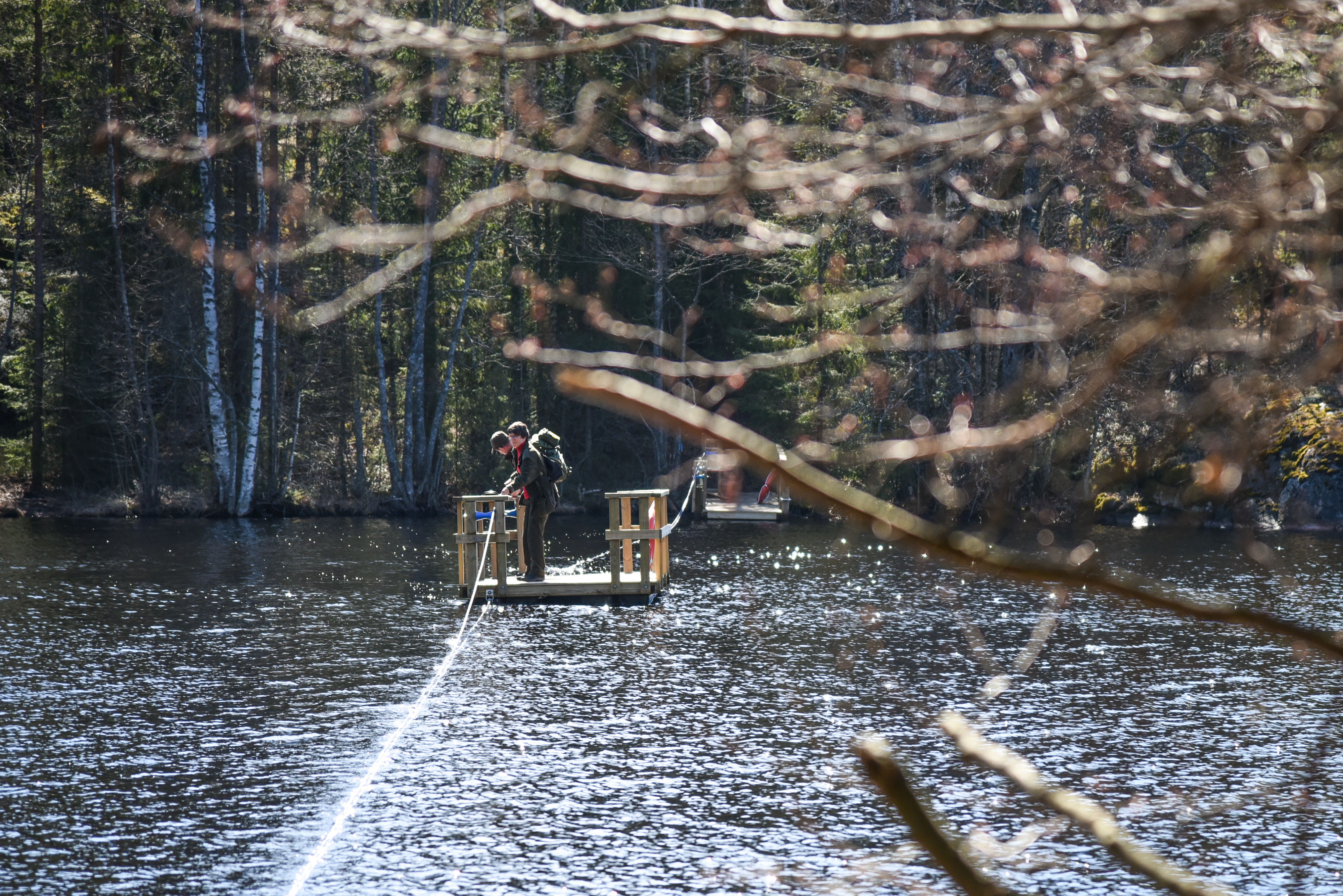 Vetolossit eivät ole aivan jokaisen retkeilyreitin tarjontaa, ja niinpä ne tuottavat erityistä iloa ja mielenkiintoa kohdalle sattuessaan. Kuvat: Jonna Saari.