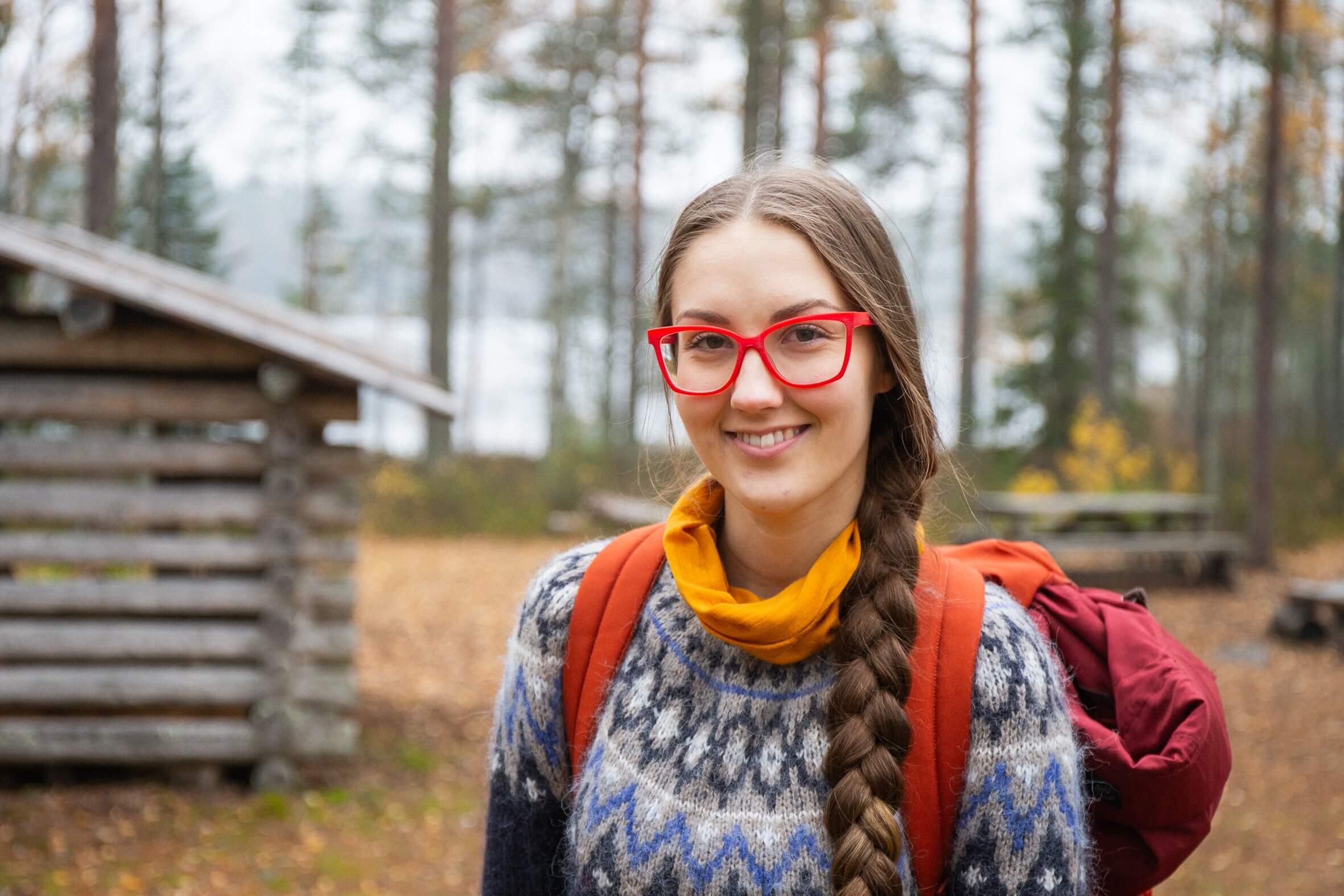 Satu Järvinen hurahti retkeilyyn – ja nyt hän haluaisi päästä talvivaellukselle erämaahan. Kuva: Satu Järvinen