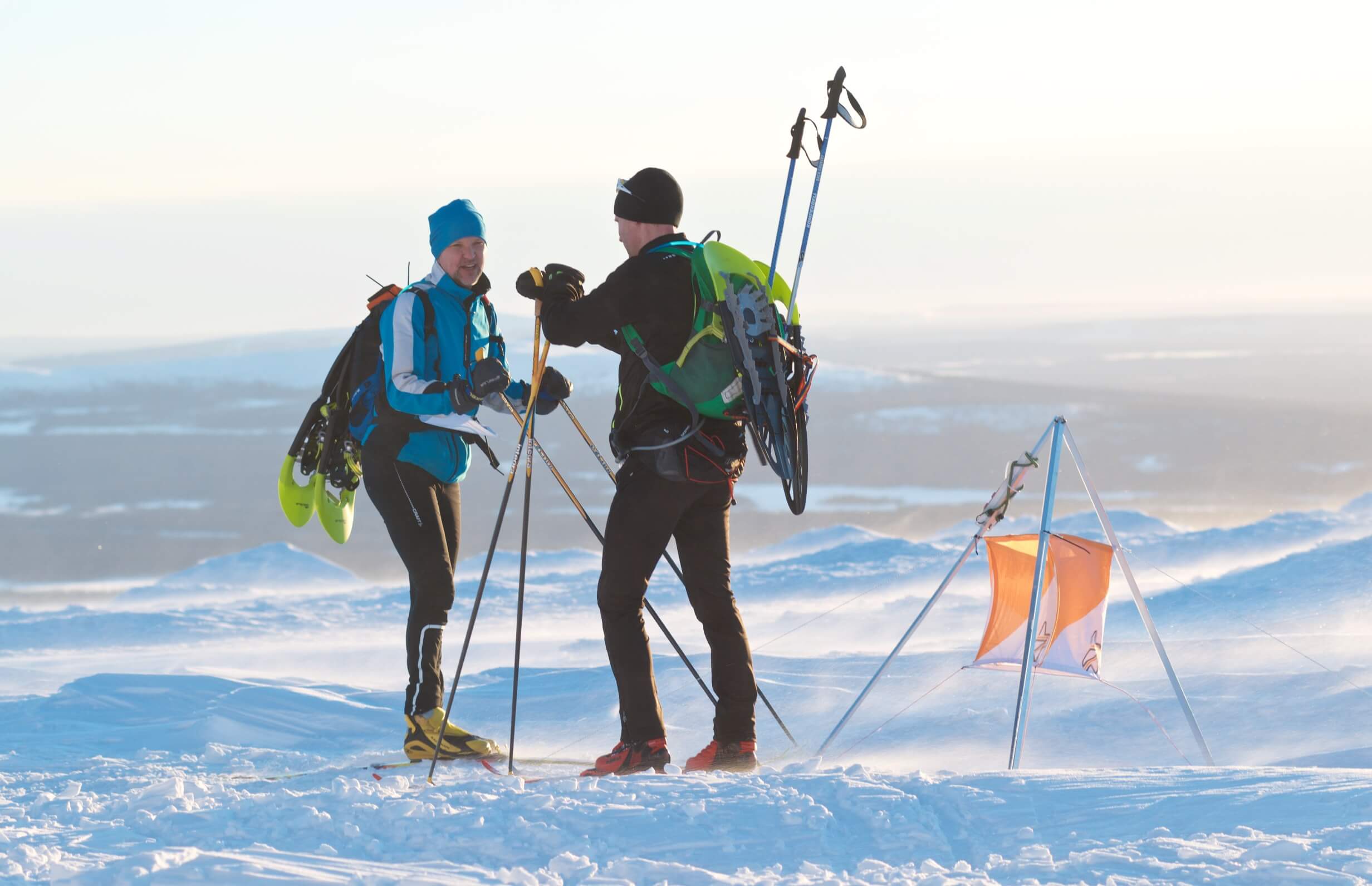 Maaliskuussa yritetään valloittaa Ylläksen seitsemän huippua. Kuva: Järjestäjä.