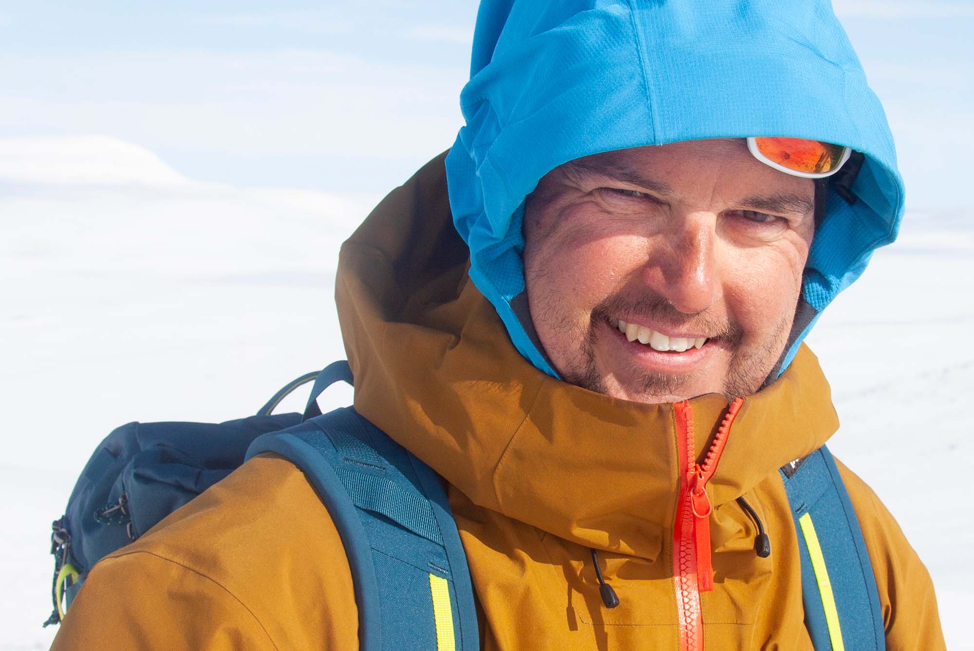 Hiihto-opas Mika Salovaaran sydän sykkii Kilpisjärven tuntureille. Kuva: Sauli Herva.