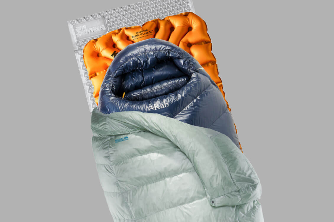 TALVI: Edellisten lisäksi Therm-a-Rest Z Lite SOL -patja (R-arvo 2.0) 410 g. Alustojen yhteenlaskettu R-arvo 6.4.