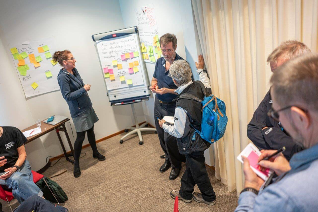 Seitsemän eri pistettä herättivät paljon keskustelua ja hyviä ajatuksia.