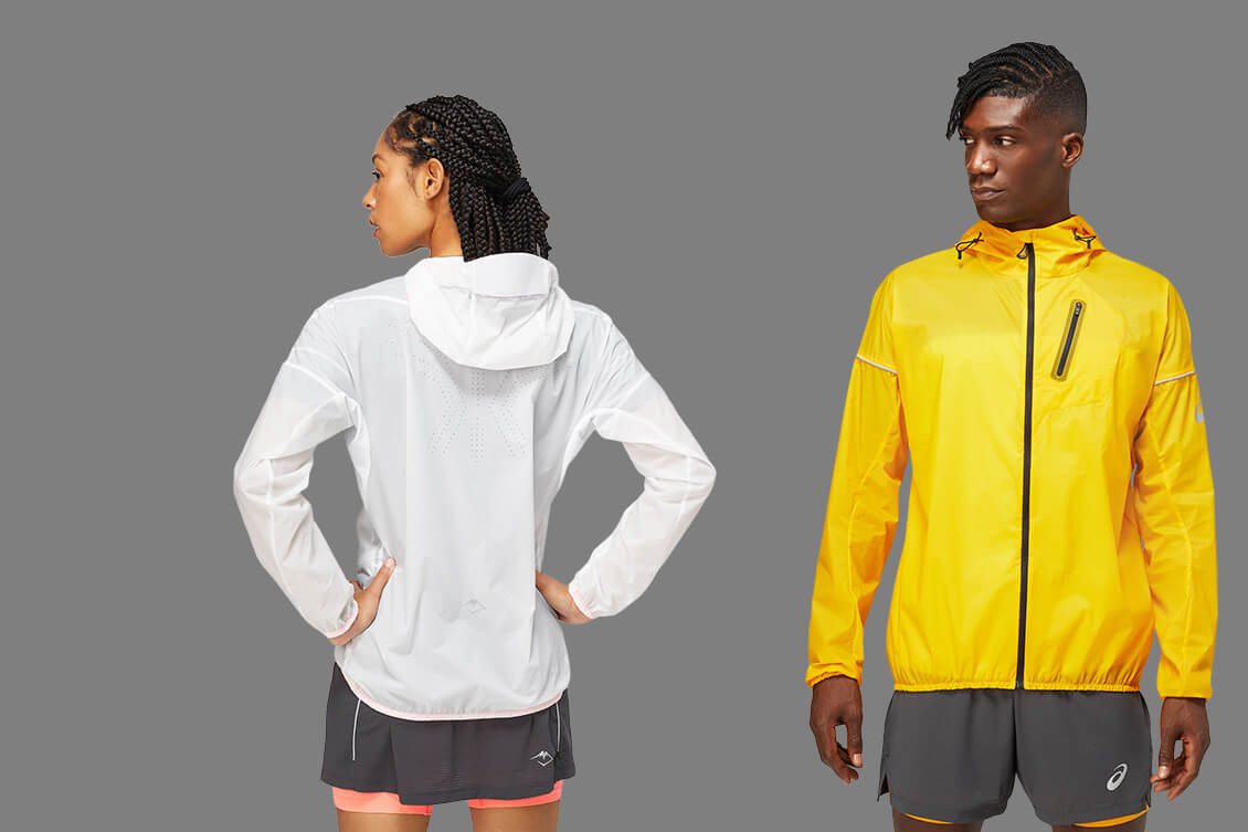 Fujitrail-takki tarjoaa suojaa sateelta ja tuulelta.