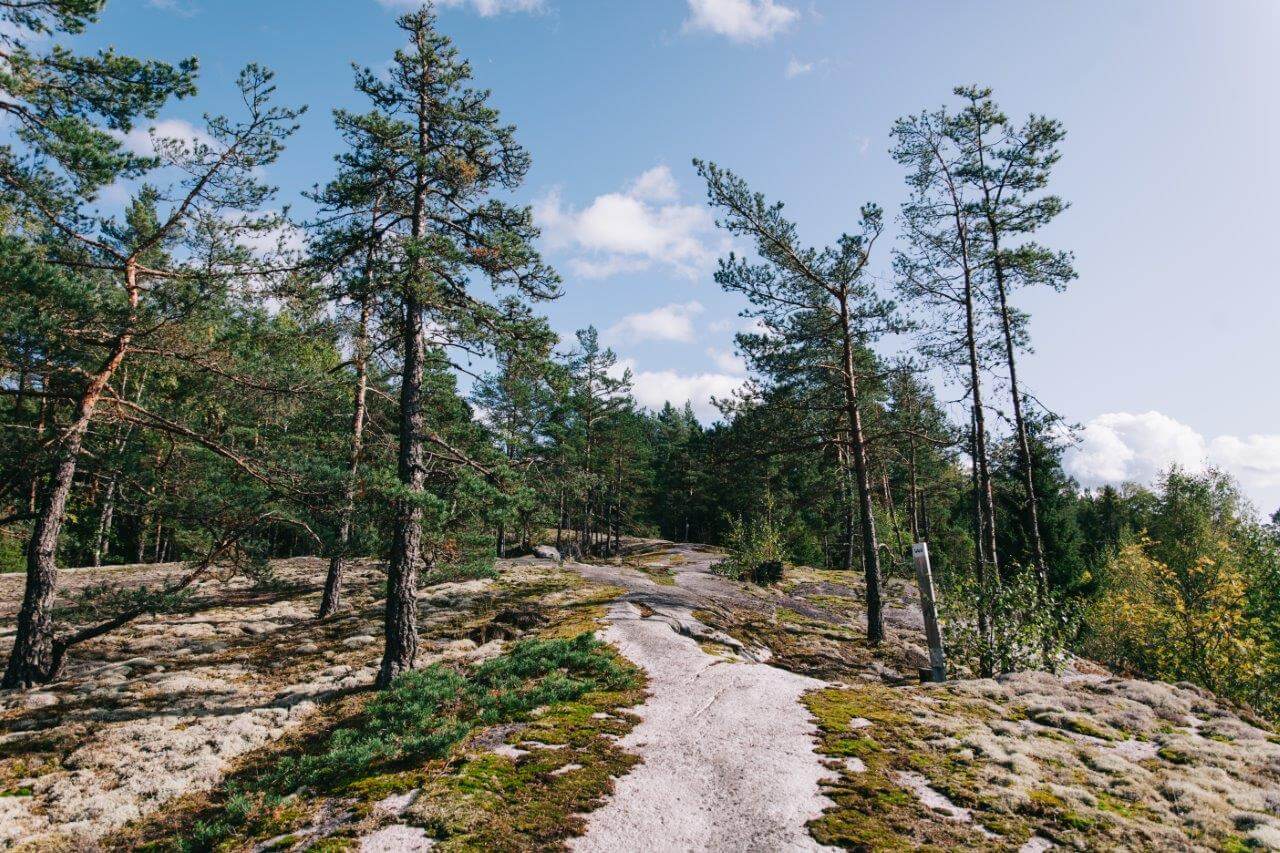 Nauvon kulttuurimaisemissa Westerholmin luontopolulla.
